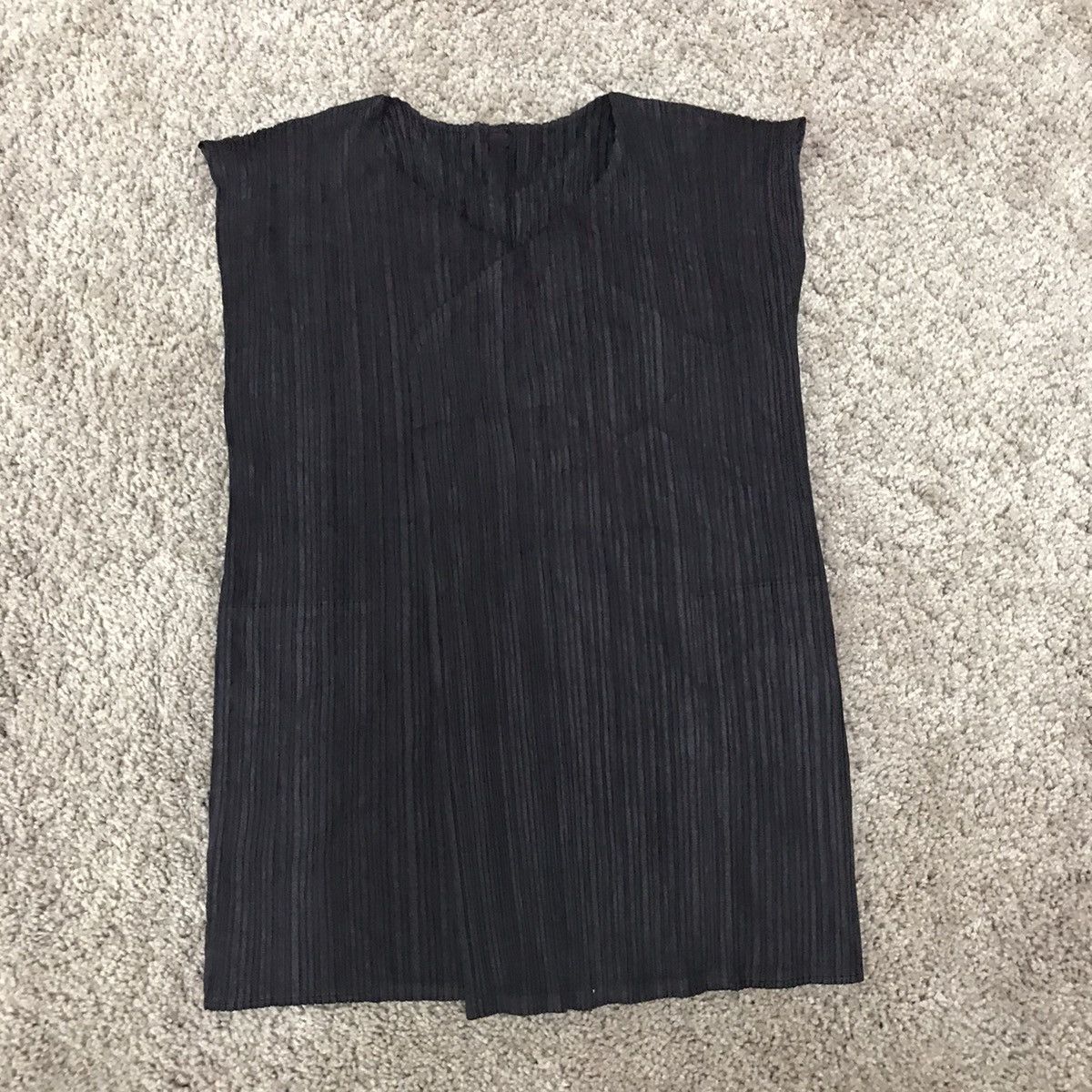 image of Issey Miyake Vest in Dark Maroon, Men's (Size Medium)