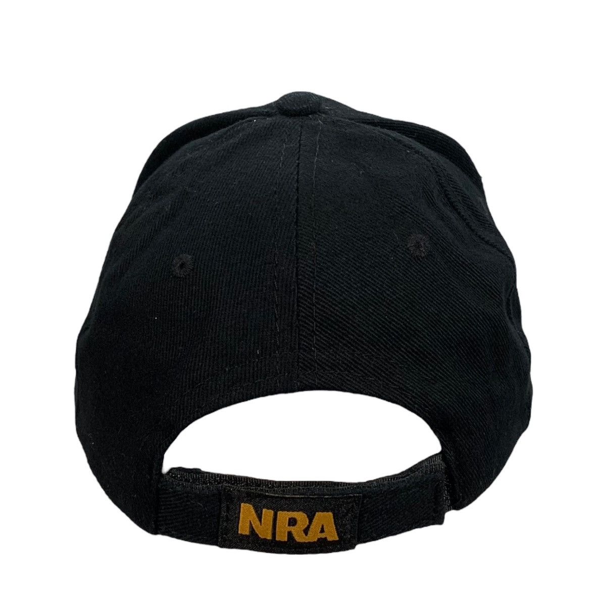 Vintage NRA National Rifle Association Black & Gold USA Flag Hat Size ONE SIZE - 3 Thumbnail