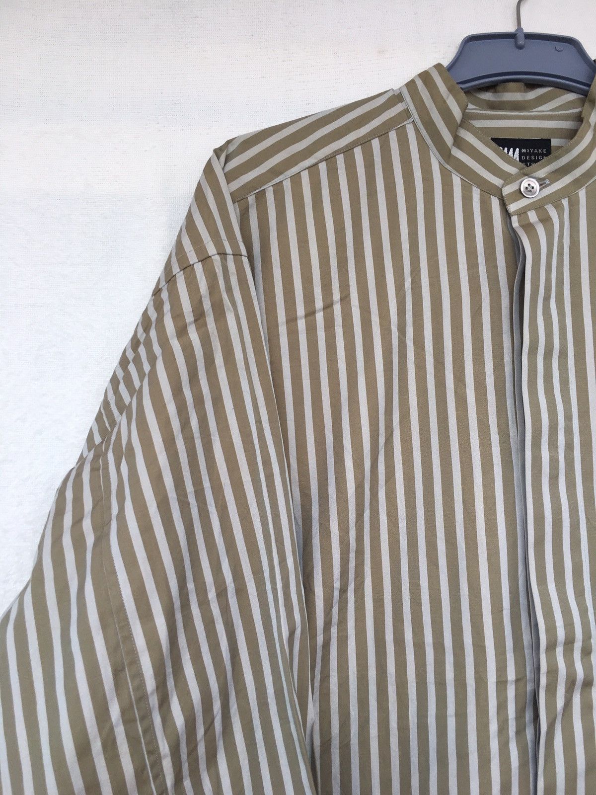 Issey Miyake mandarin stripe shirt Size US L / EU 52-54 / 3 - 5 Thumbnail