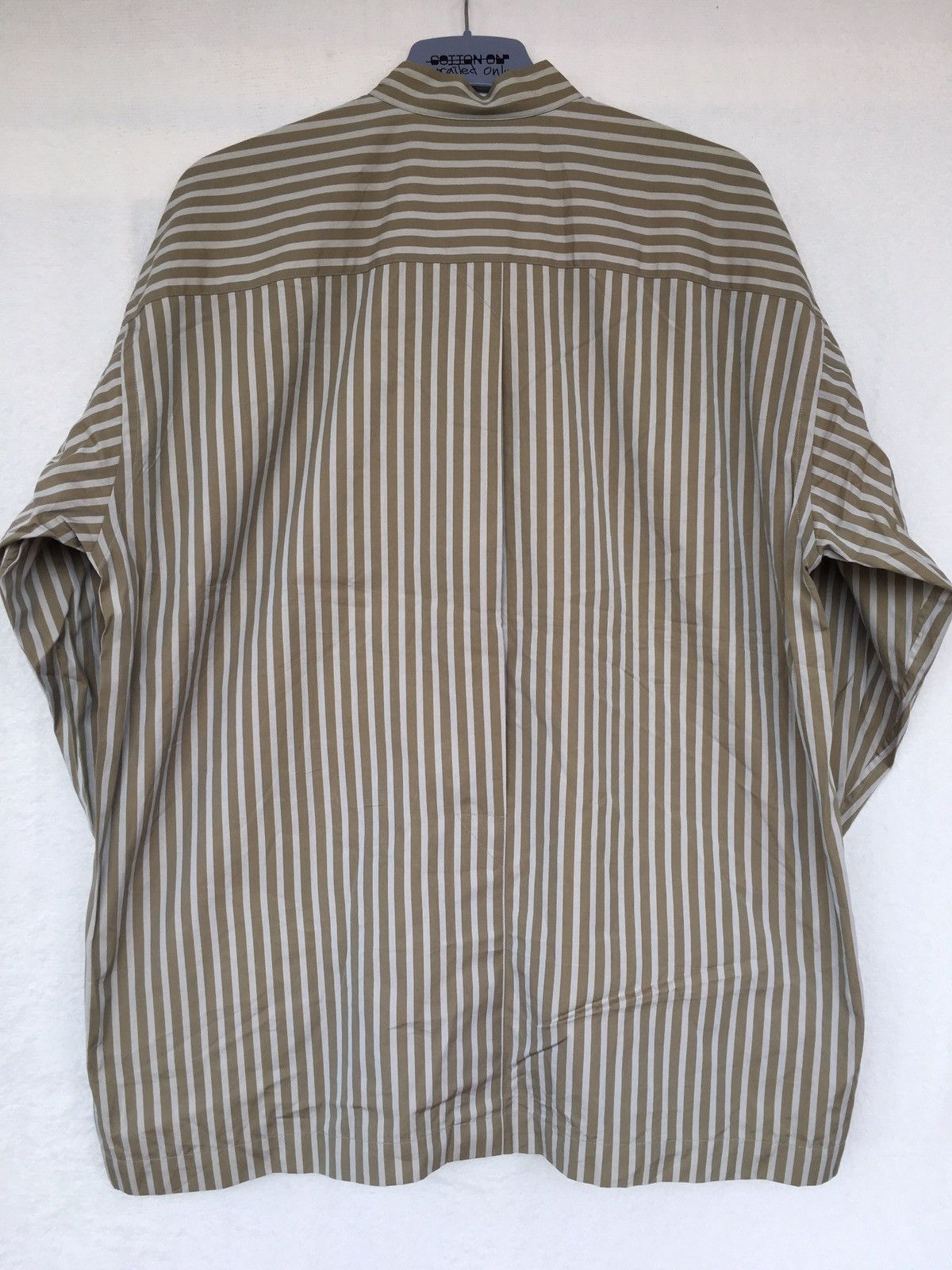 Issey Miyake mandarin stripe shirt Size US L / EU 52-54 / 3 - 8 Thumbnail