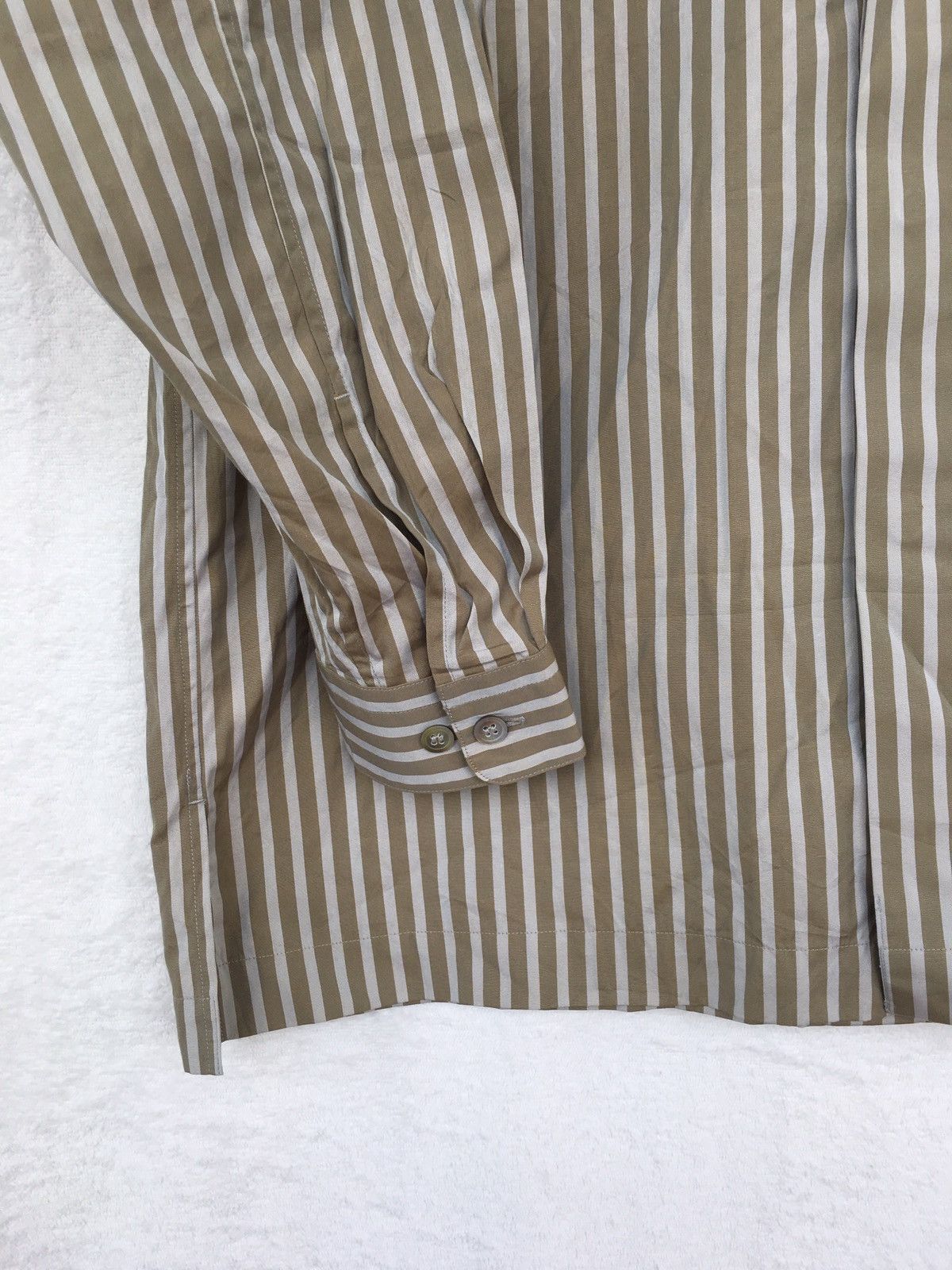 Issey Miyake mandarin stripe shirt Size US L / EU 52-54 / 3 - 6 Thumbnail