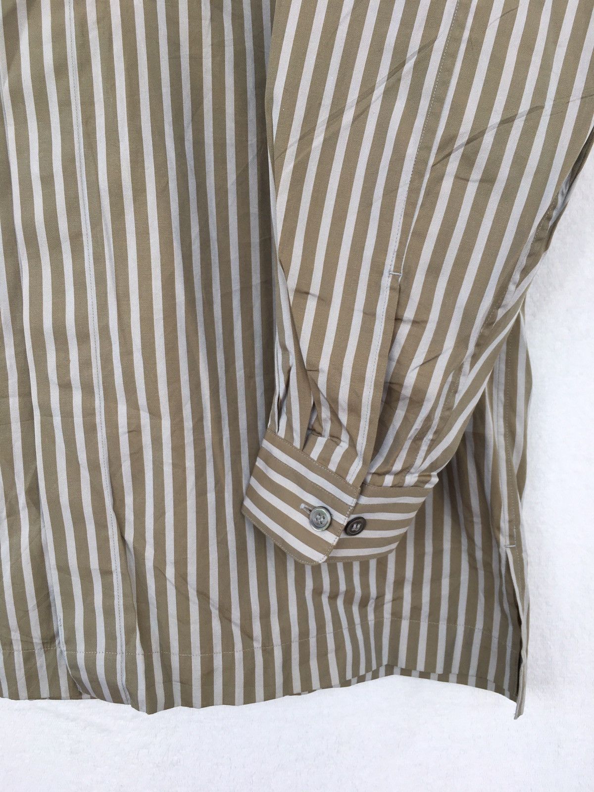 Issey Miyake mandarin stripe shirt Size US L / EU 52-54 / 3 - 4 Thumbnail