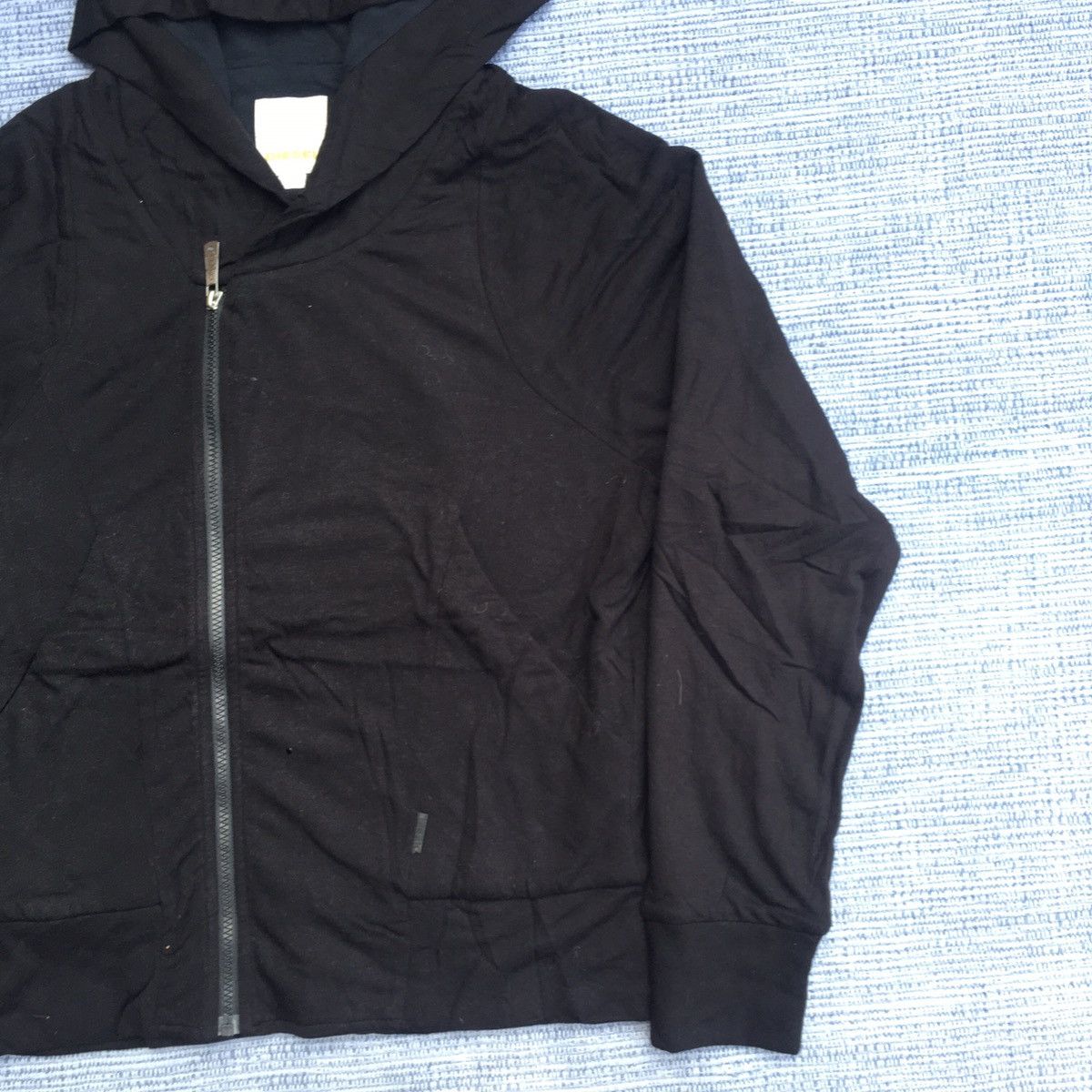 Diesel asymetrical black rayon-wool jacket Size US S / EU 44-46 / 1 - 3 Thumbnail