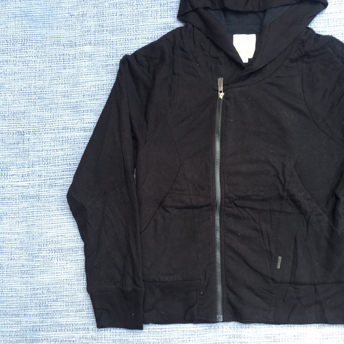 Diesel asymetrical black rayon-wool jacket Size US S / EU 44-46 / 1 - 4 Thumbnail