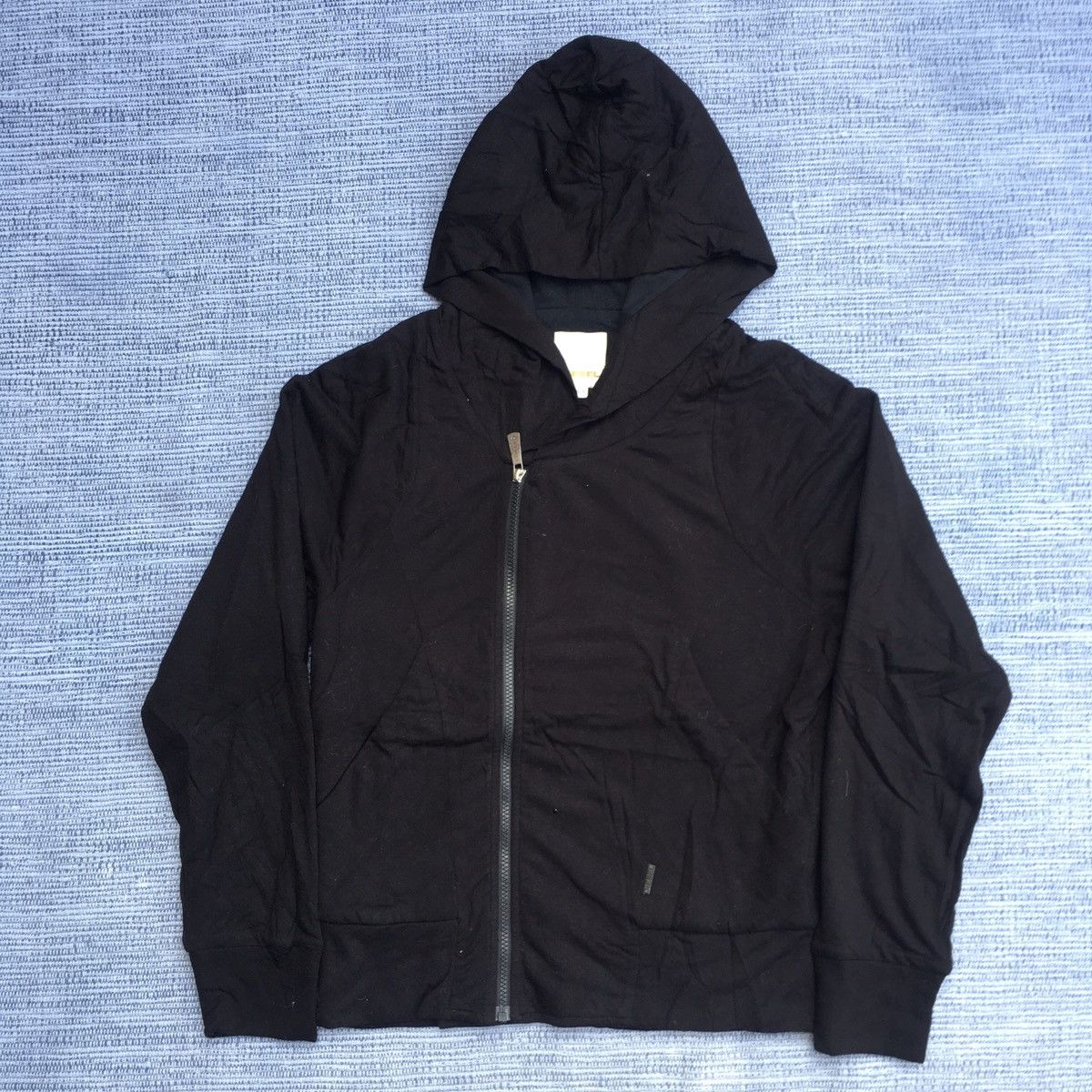 Diesel asymetrical black rayon-wool jacket Size US S / EU 44-46 / 1 - 1 Thumbnail