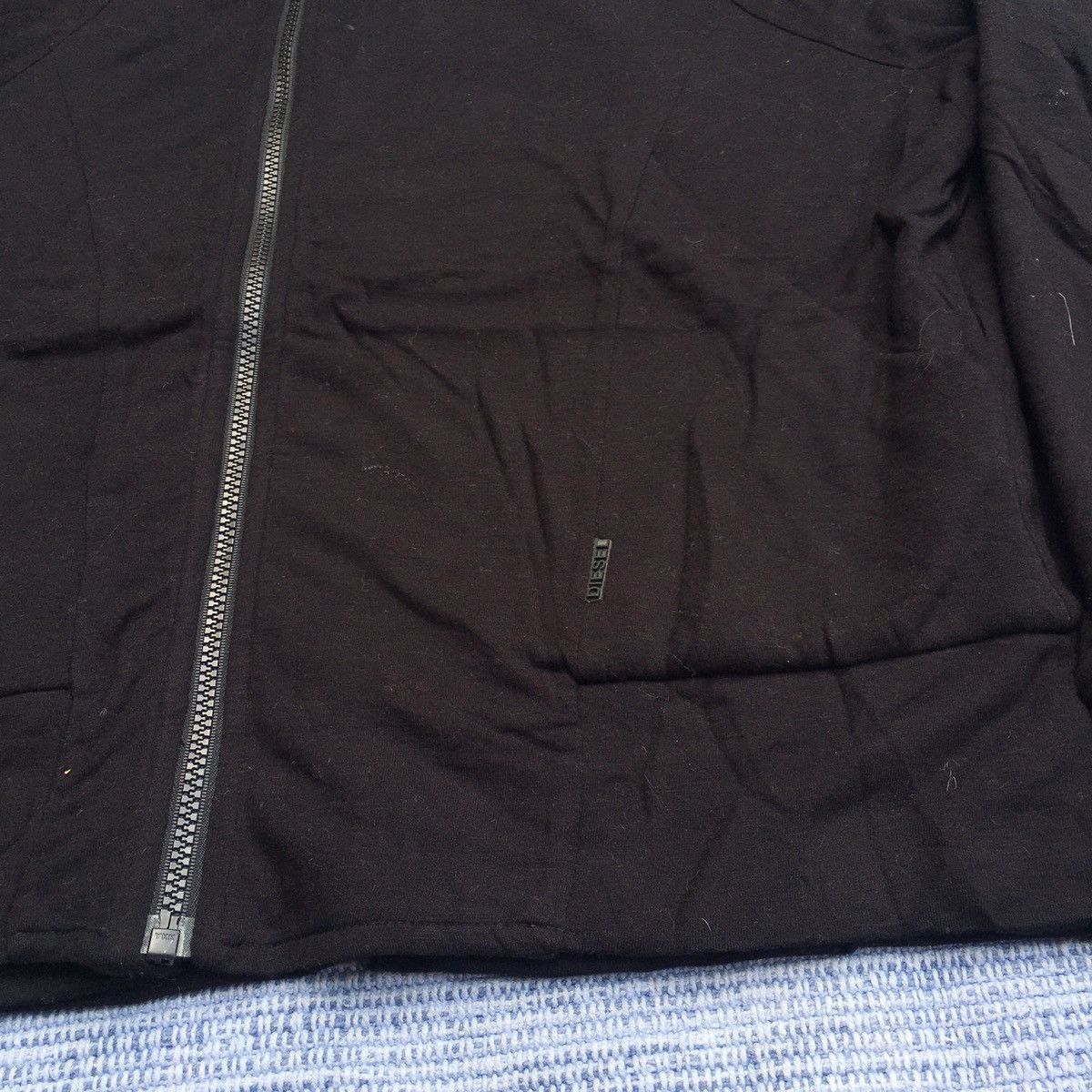 Diesel asymetrical black rayon-wool jacket Size US S / EU 44-46 / 1 - 5 Thumbnail