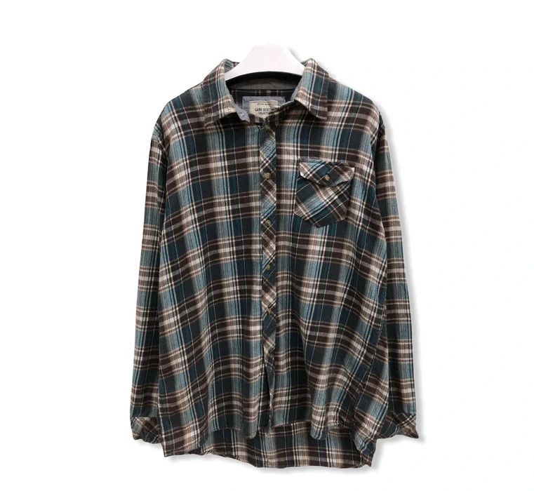 Vintage Vintage Gang Buster Plaid Tartan Flannel Shirt 👕 Size US L / EU 52-54 / 3 - 1 Thumbnail