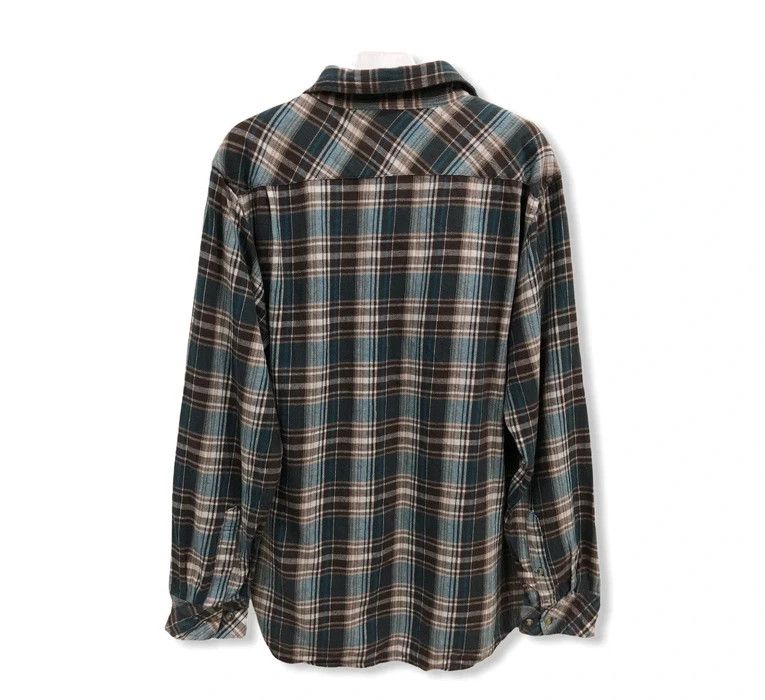 Vintage Vintage Gang Buster Plaid Tartan Flannel Shirt 👕 Size US L / EU 52-54 / 3 - 3 Thumbnail