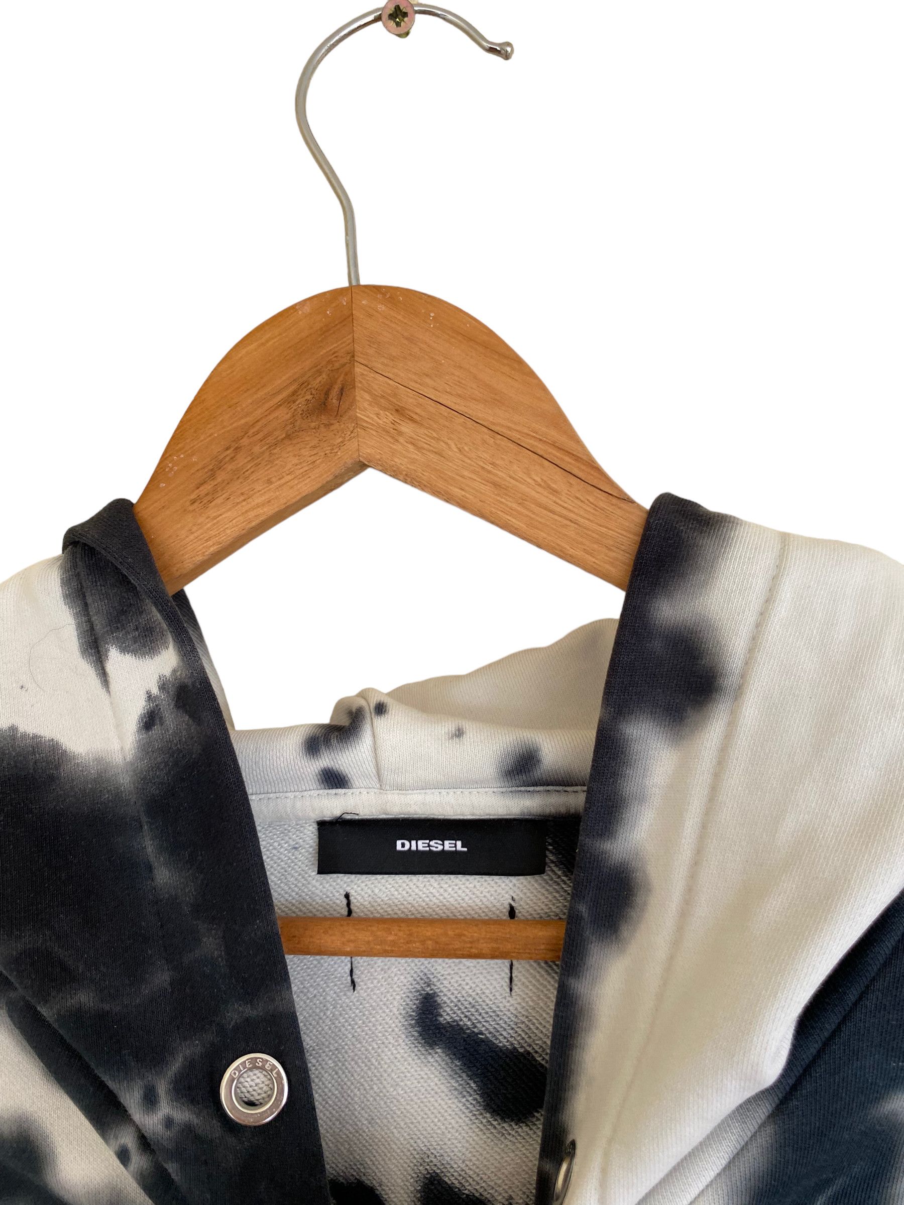 Designer × Diesel Diesel Tie dye boxy asymetric oversized hoodie Size US M / EU 48-50 / 2 - 2 Thumbnail