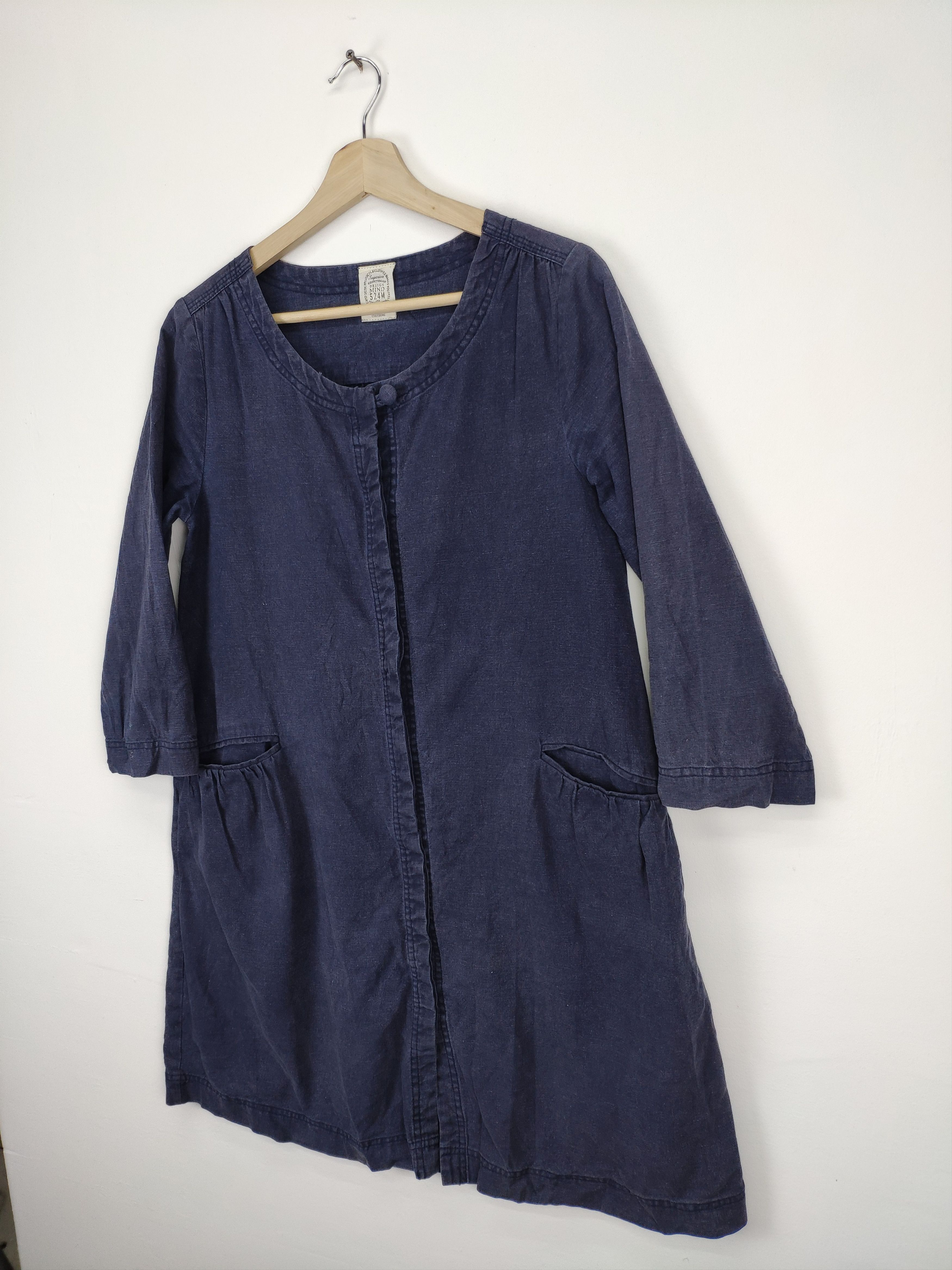 Japanese Brand × Vintage Vintage Denim Style Mini Dress Women Size S / US 4 / IT 40 - 2 Thumbnail