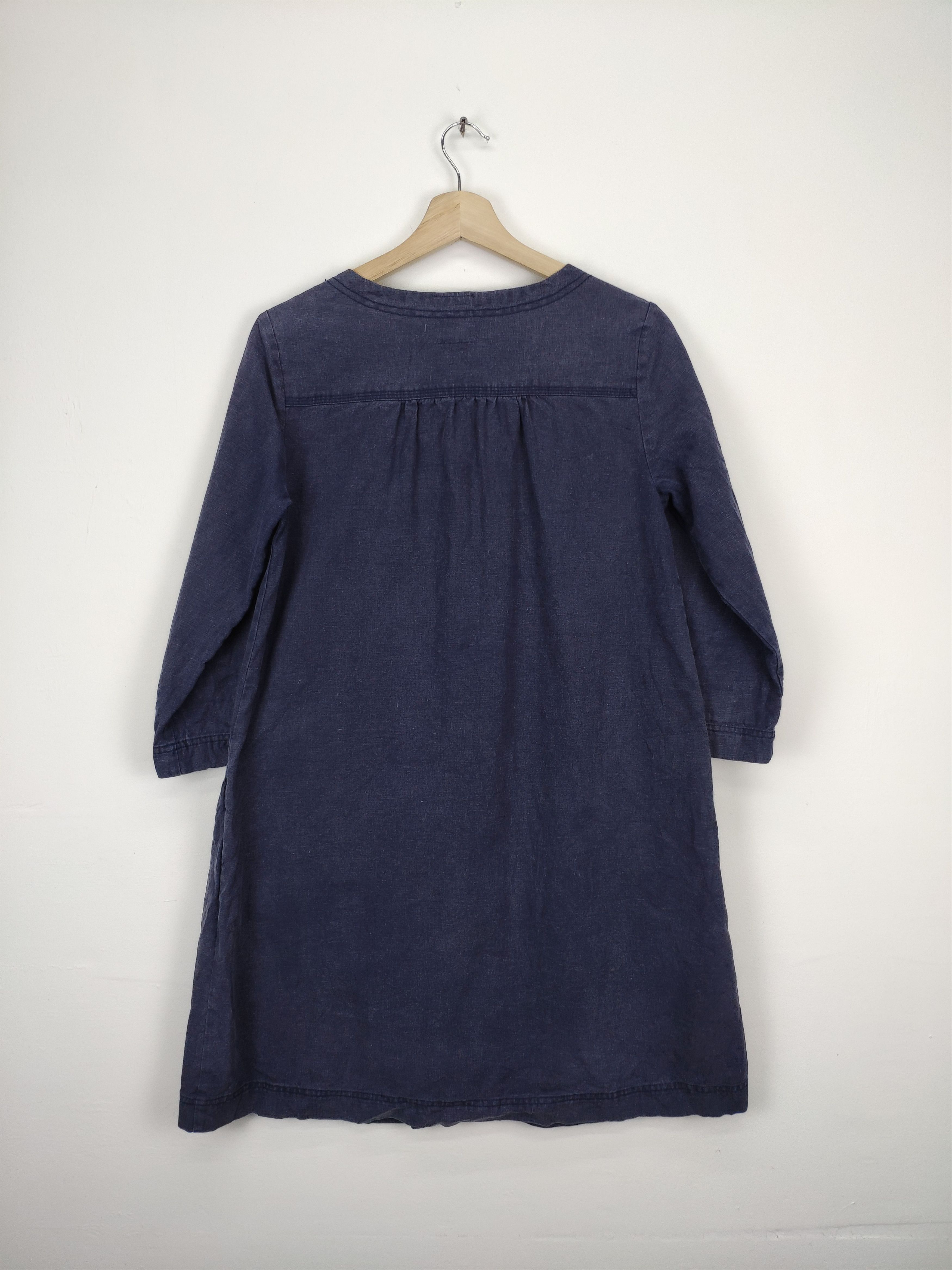 Japanese Brand × Vintage Vintage Denim Style Mini Dress Women Size S / US 4 / IT 40 - 10 Thumbnail