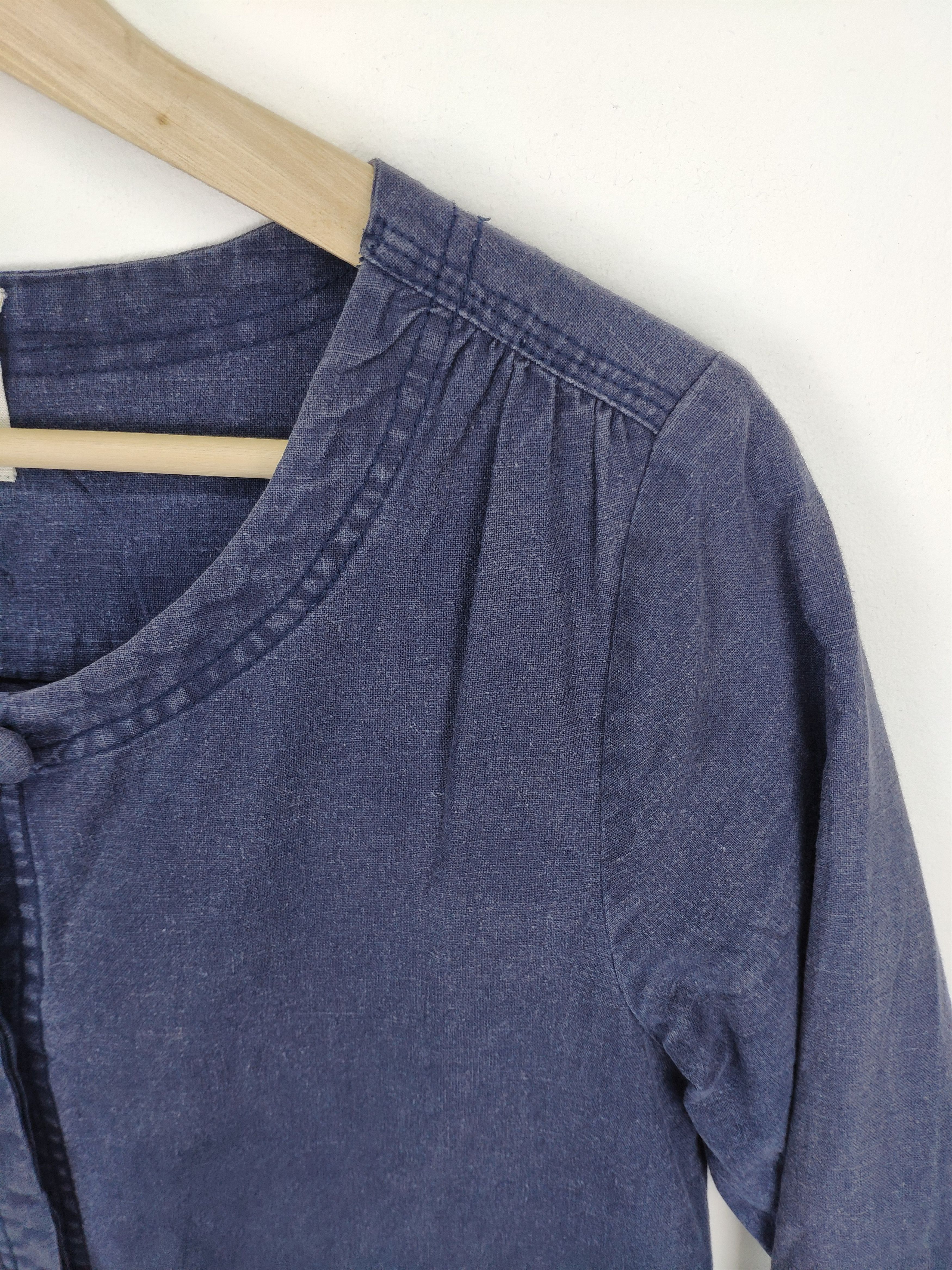 Japanese Brand × Vintage Vintage Denim Style Mini Dress Women Size S / US 4 / IT 40 - 6 Thumbnail