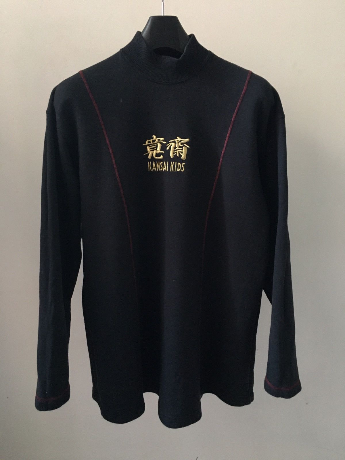 image of Kansai Yamamoto x Vintage Embroidery Kansai Kids Design in Black (Size Large)