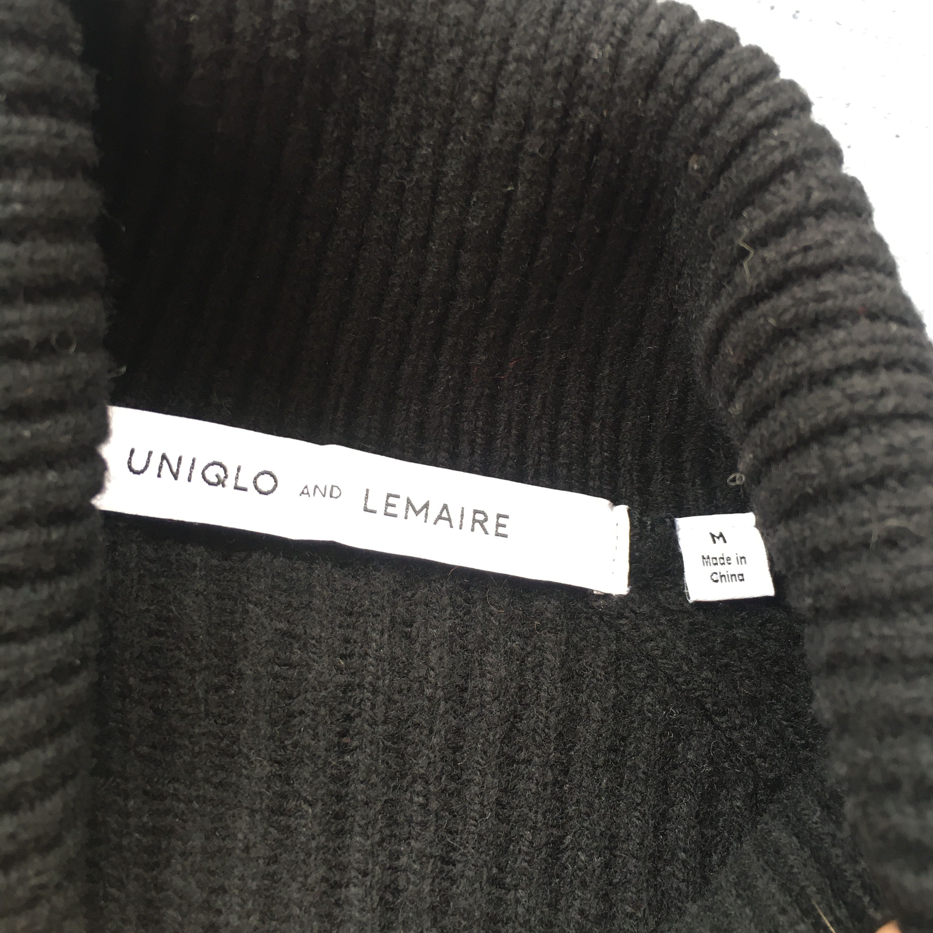 Lemaire × Uniqlo uniqlo and lemaire black knit Size US M / EU 48-50 / 2 - 2 Thumbnail
