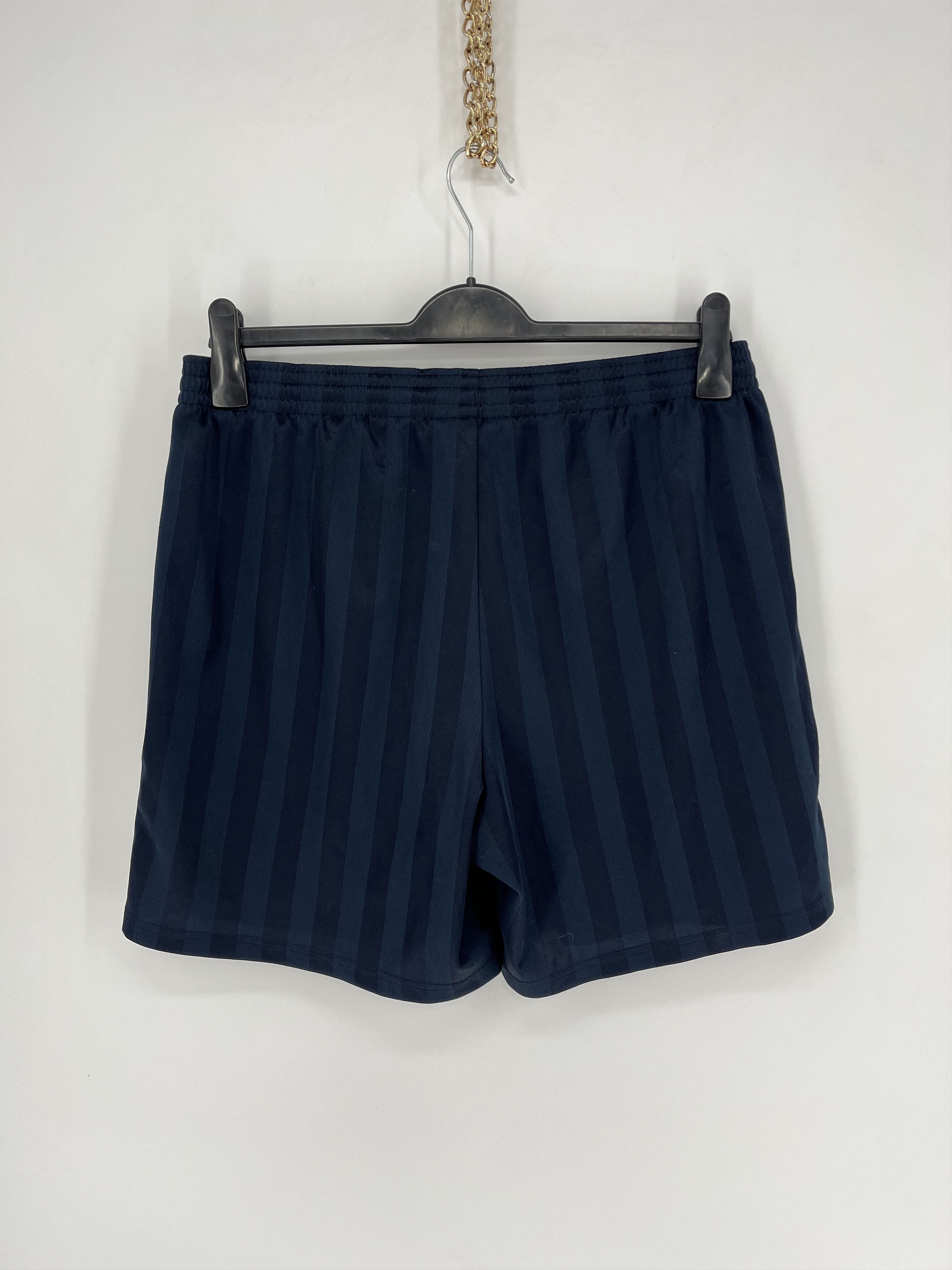 Nike × Vintage 90s Vintage Nike Black Nylon Mini Swoosh Shorts Travis Style Size US 32 / EU 48 - 5 Thumbnail