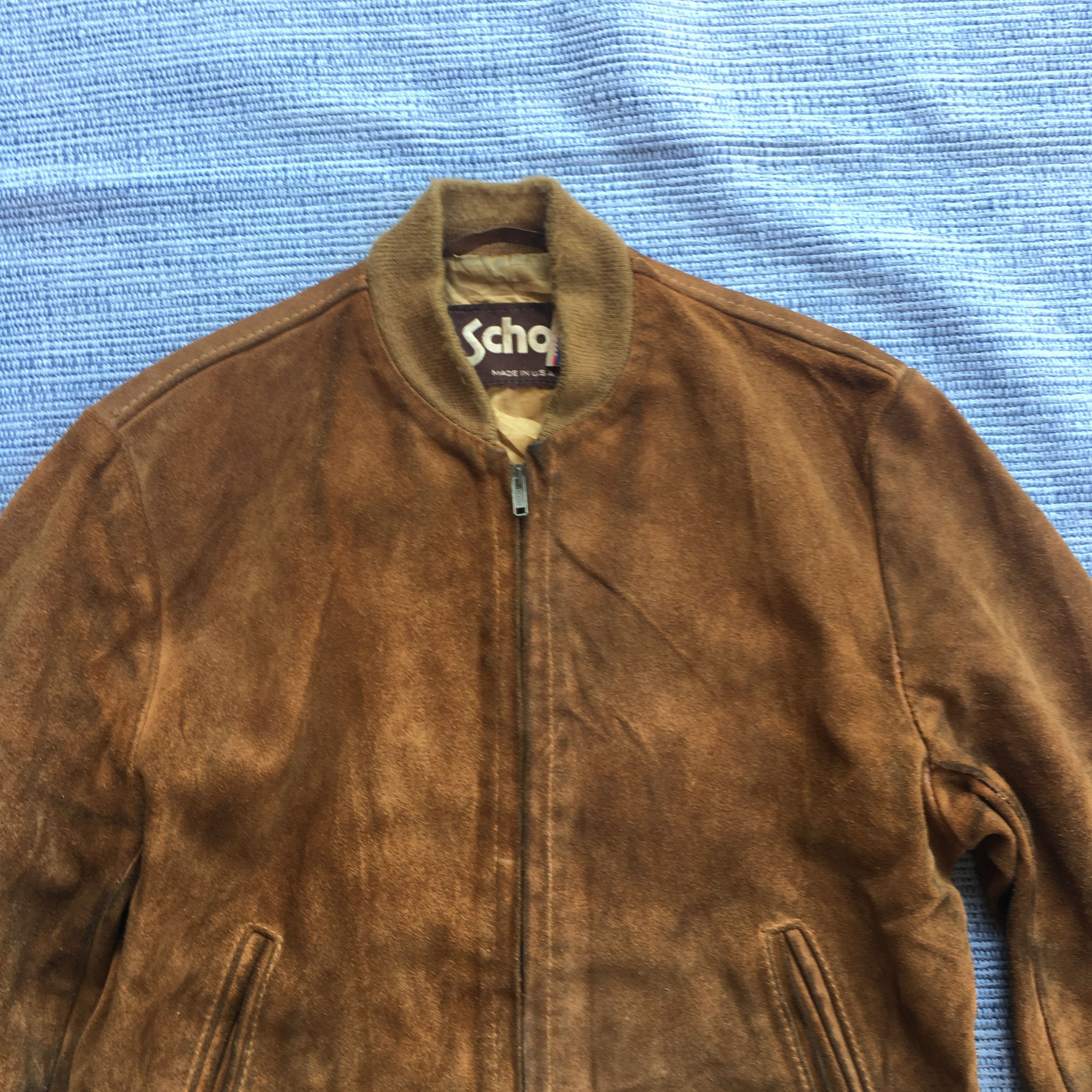 Schott 90s suede leather jacket Size US M / EU 48-50 / 2 - 10 Thumbnail