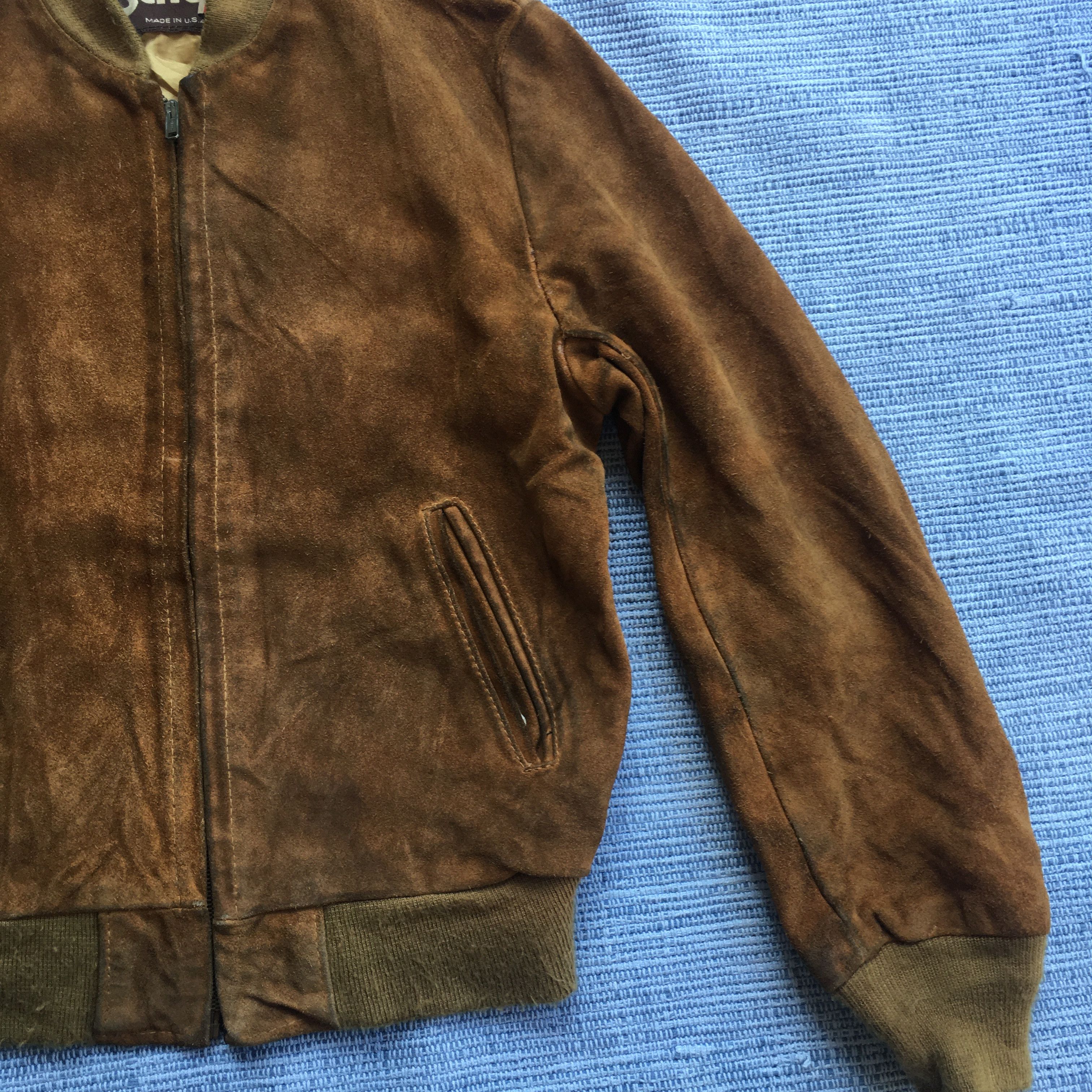 Schott 90s suede leather jacket Size US M / EU 48-50 / 2 - 11 Thumbnail