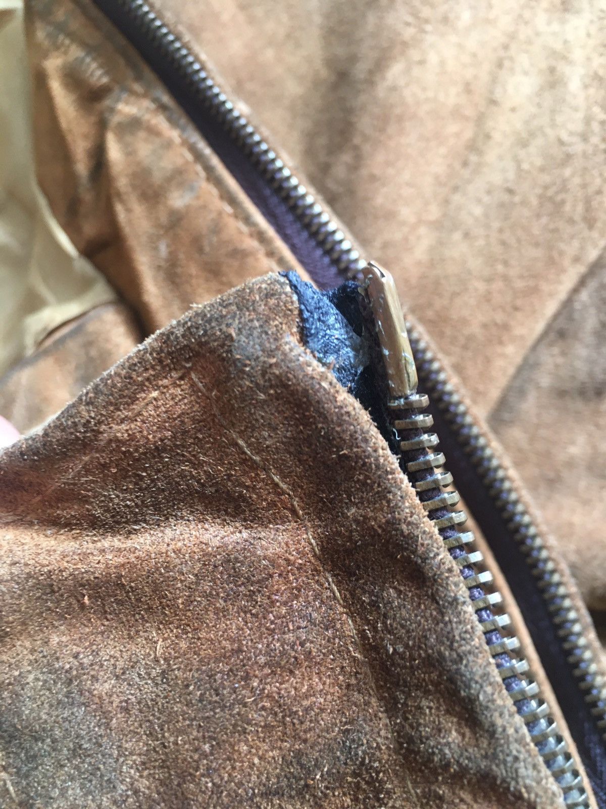 Schott 90s suede leather jacket Size US M / EU 48-50 / 2 - 8 Thumbnail