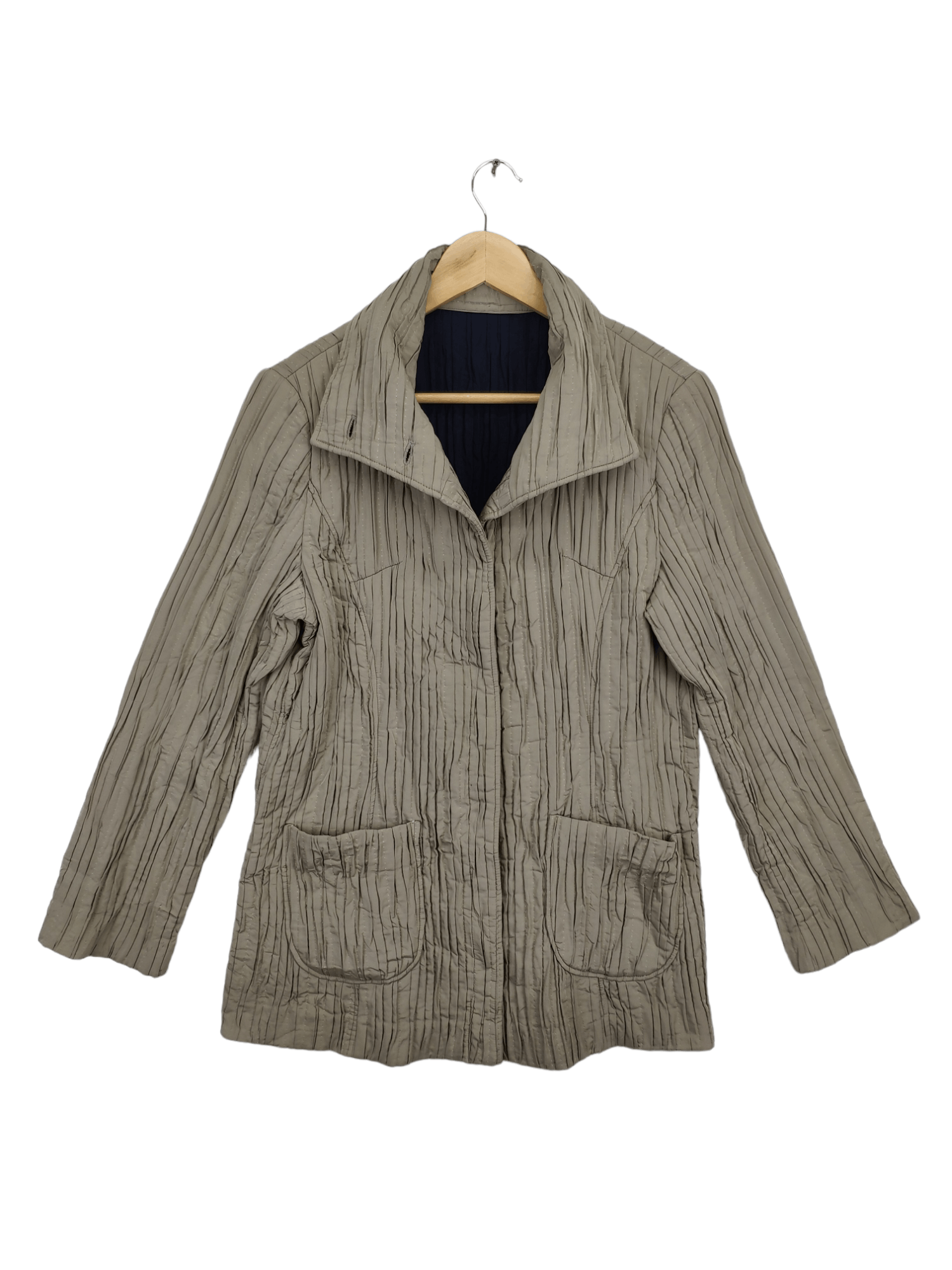 Japanese Brand Vintage 90s Global Stich Origami Jacket Issey Miyake Style Size M / US 6-8 / IT 42-44 - 1 Thumbnail