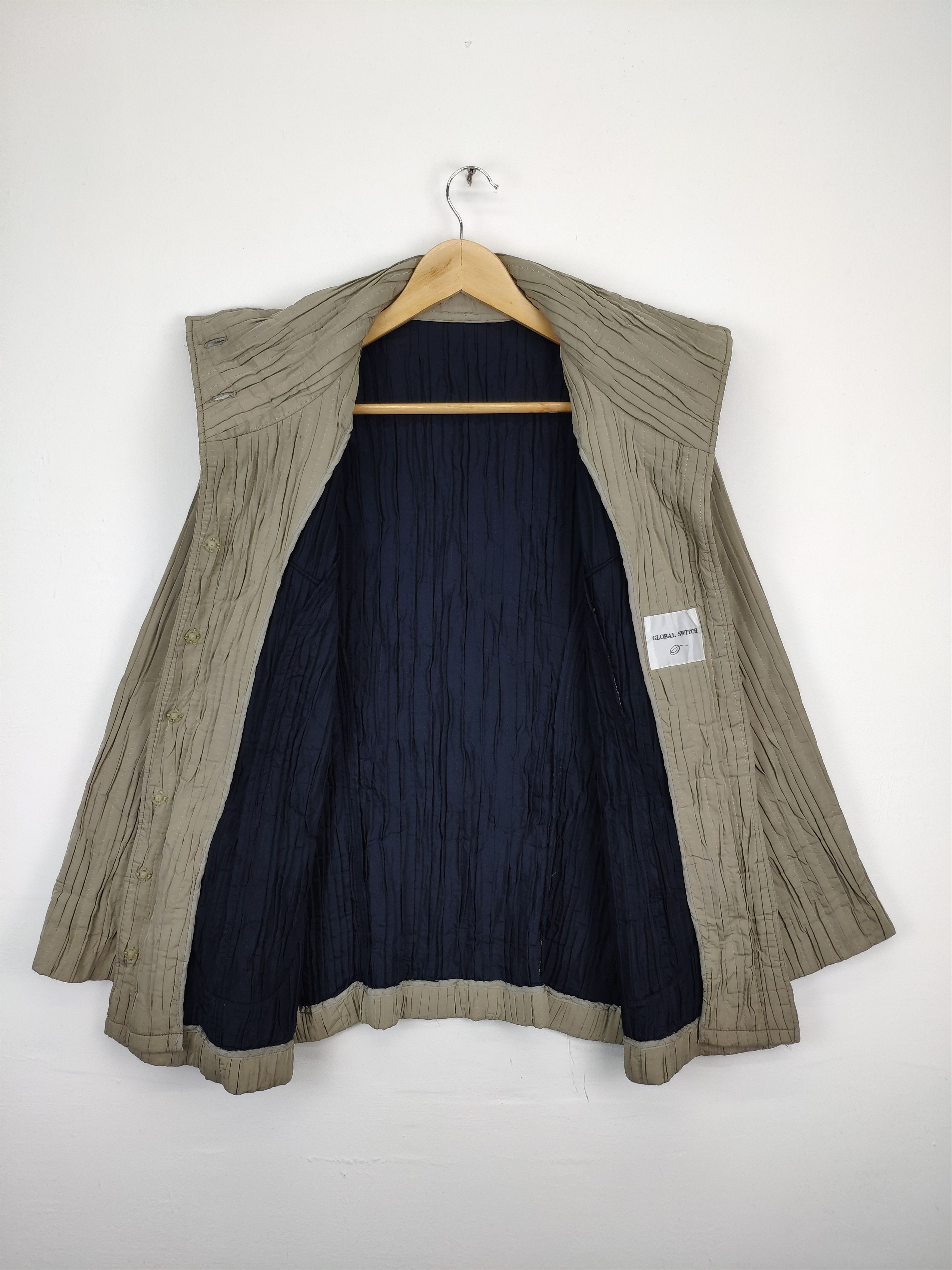 Japanese Brand Vintage 90s Global Stich Origami Jacket Issey Miyake Style Size M / US 6-8 / IT 42-44 - 3 Thumbnail