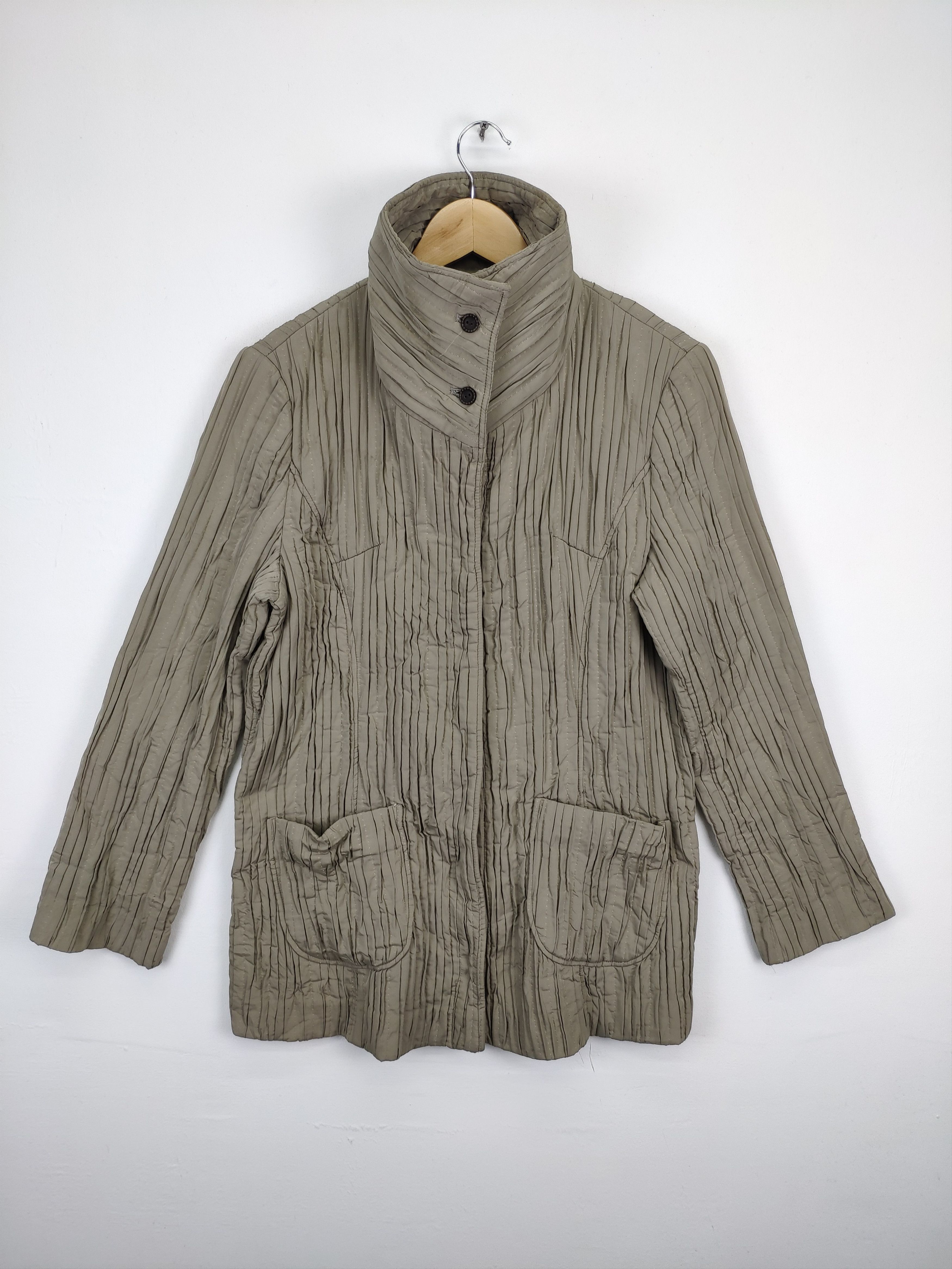 Japanese Brand Vintage 90s Global Stich Origami Jacket Issey Miyake Style Size M / US 6-8 / IT 42-44 - 2 Thumbnail