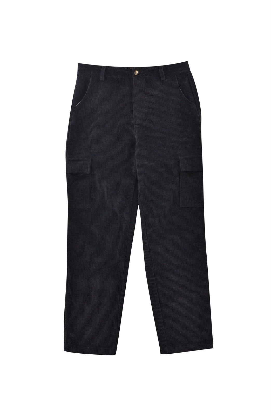 Vintage Corduroy Cargo Pants Black Size US 28 / EU 44 - 1 Thumbnail