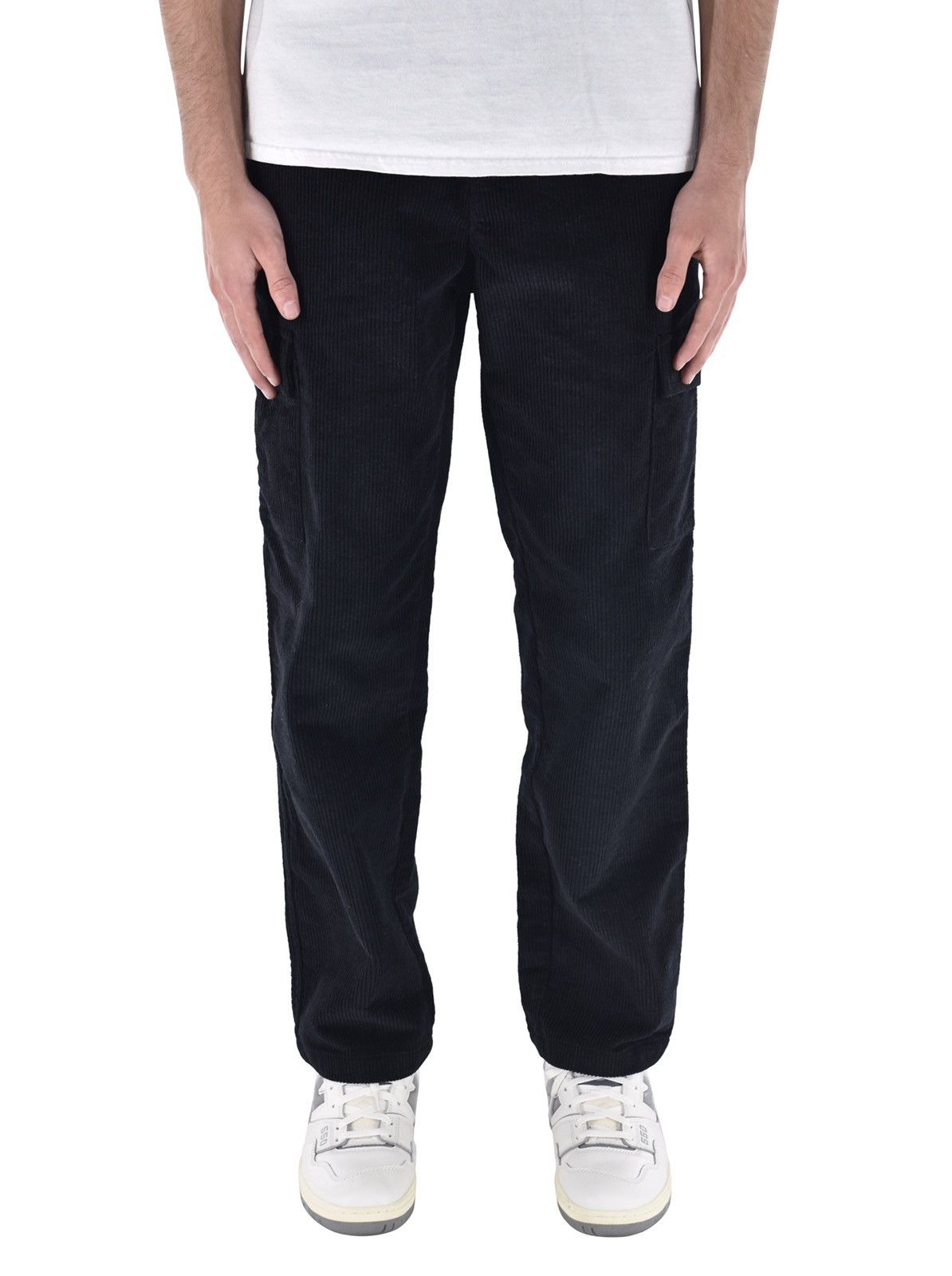 Vintage Corduroy Cargo Pants Black Size US 28 / EU 44 - 4 Thumbnail