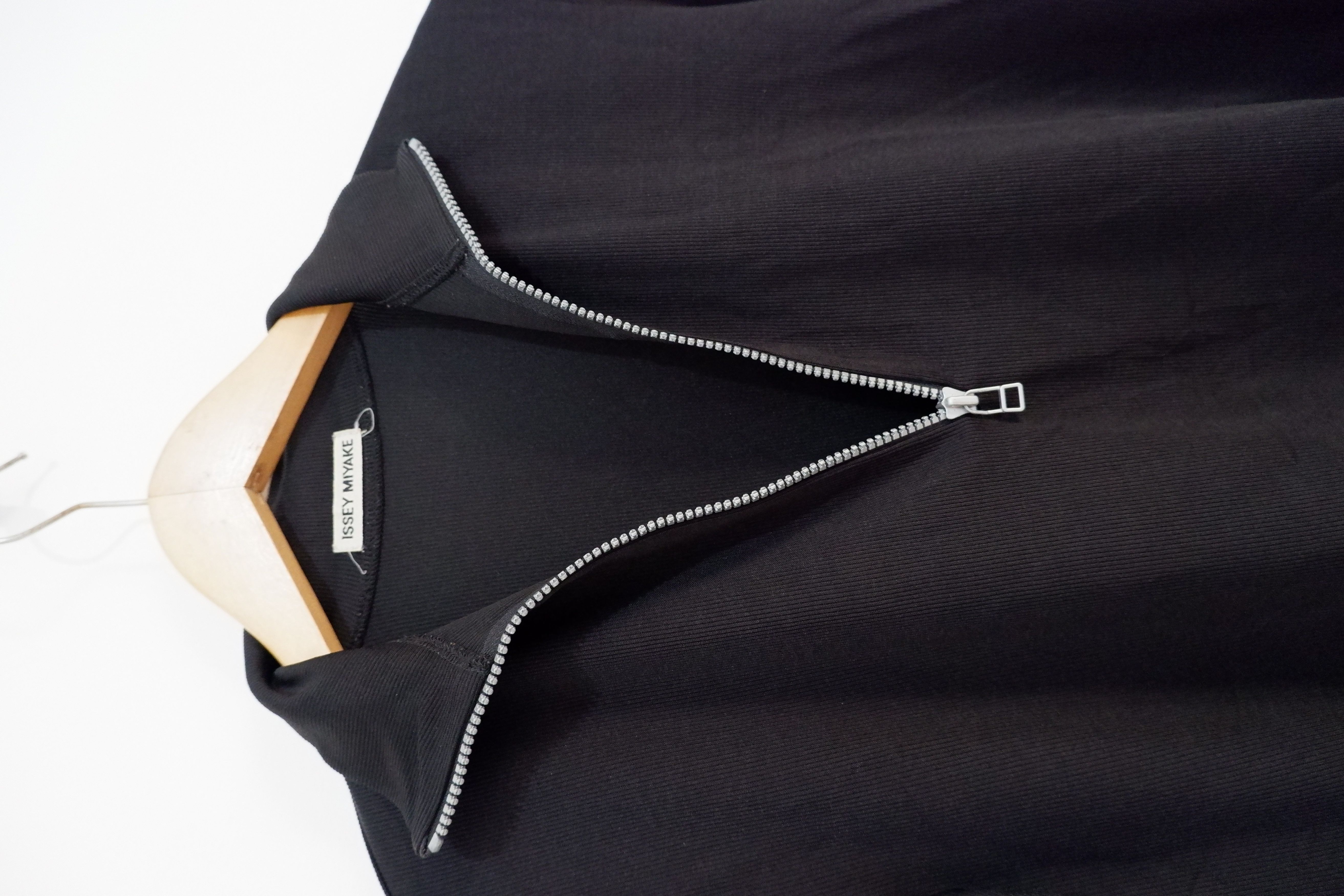 Issey Miyake Issey Miyake 3/4 Sleeve Zip Up Shirt | Wmns Size US M / EU 48-50 / 2 - 4 Thumbnail