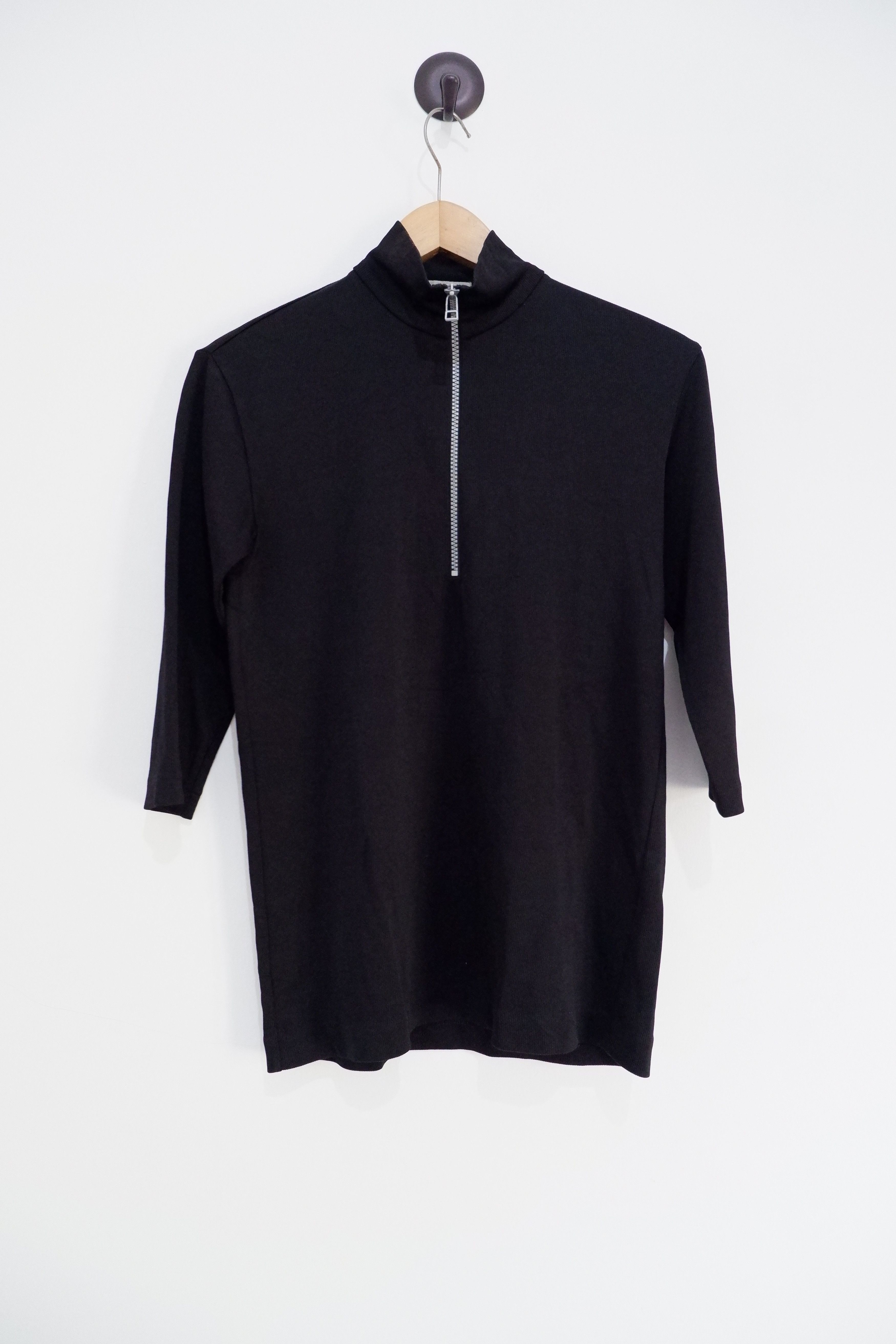 Issey Miyake Issey Miyake 3/4 Sleeve Zip Up Shirt | Wmns Size US M / EU 48-50 / 2 - 1 Thumbnail