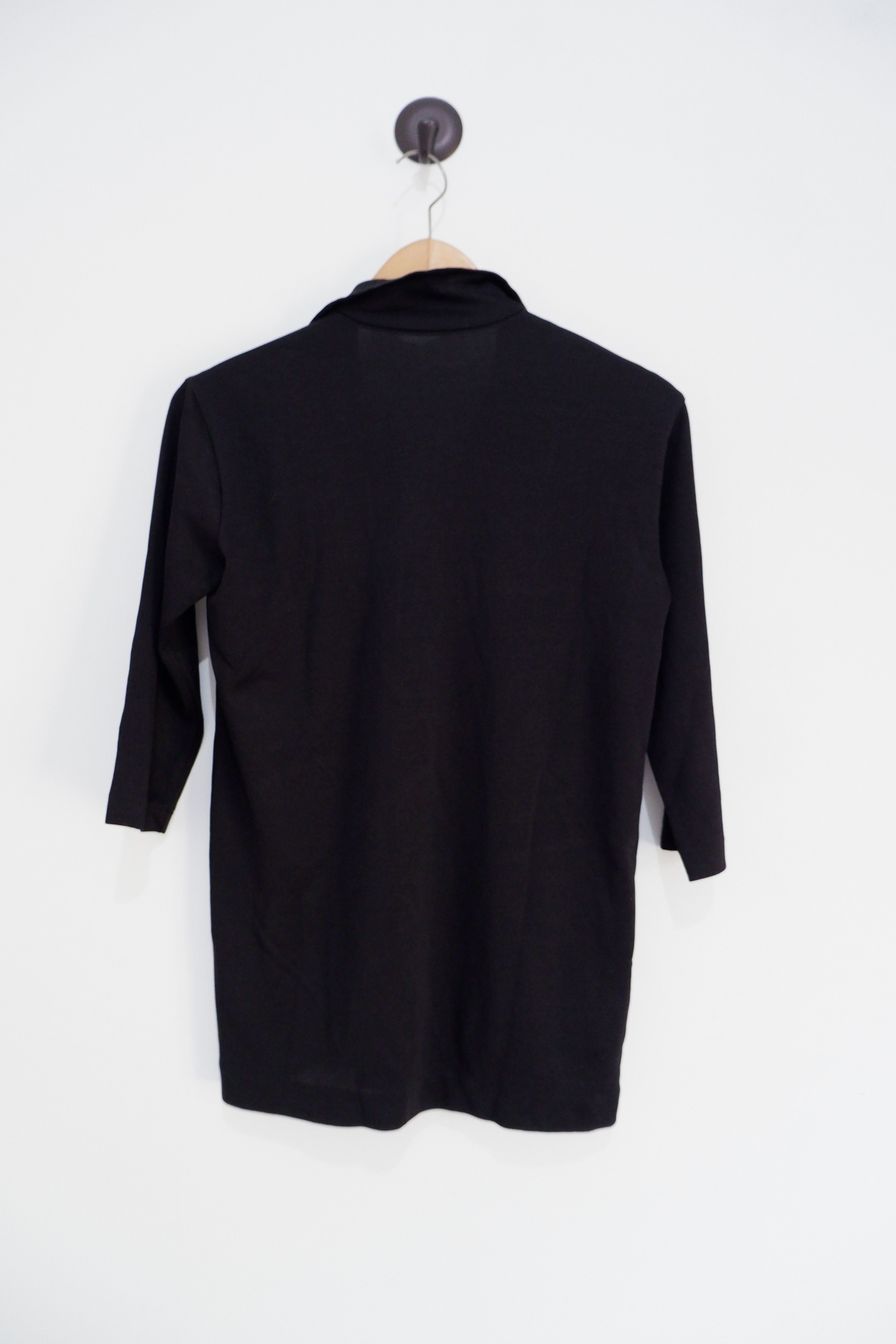 Issey Miyake Issey Miyake 3/4 Sleeve Zip Up Shirt | Wmns Size US M / EU 48-50 / 2 - 2 Thumbnail