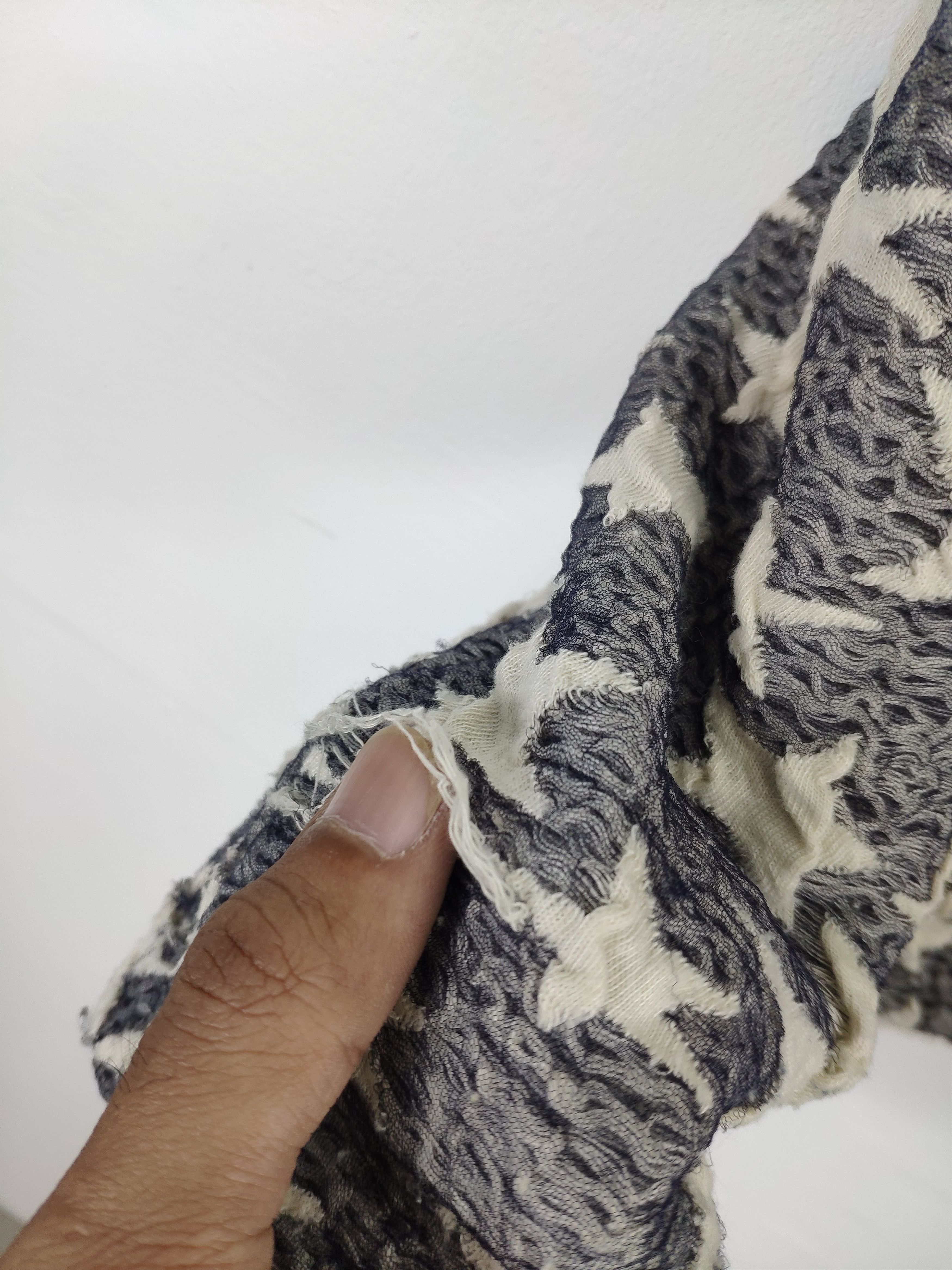 Japanese Brand × Vintage Vintage Cardigan Star Motif Fullprint Reversible Size US M / EU 48-50 / 2 - 7 Thumbnail