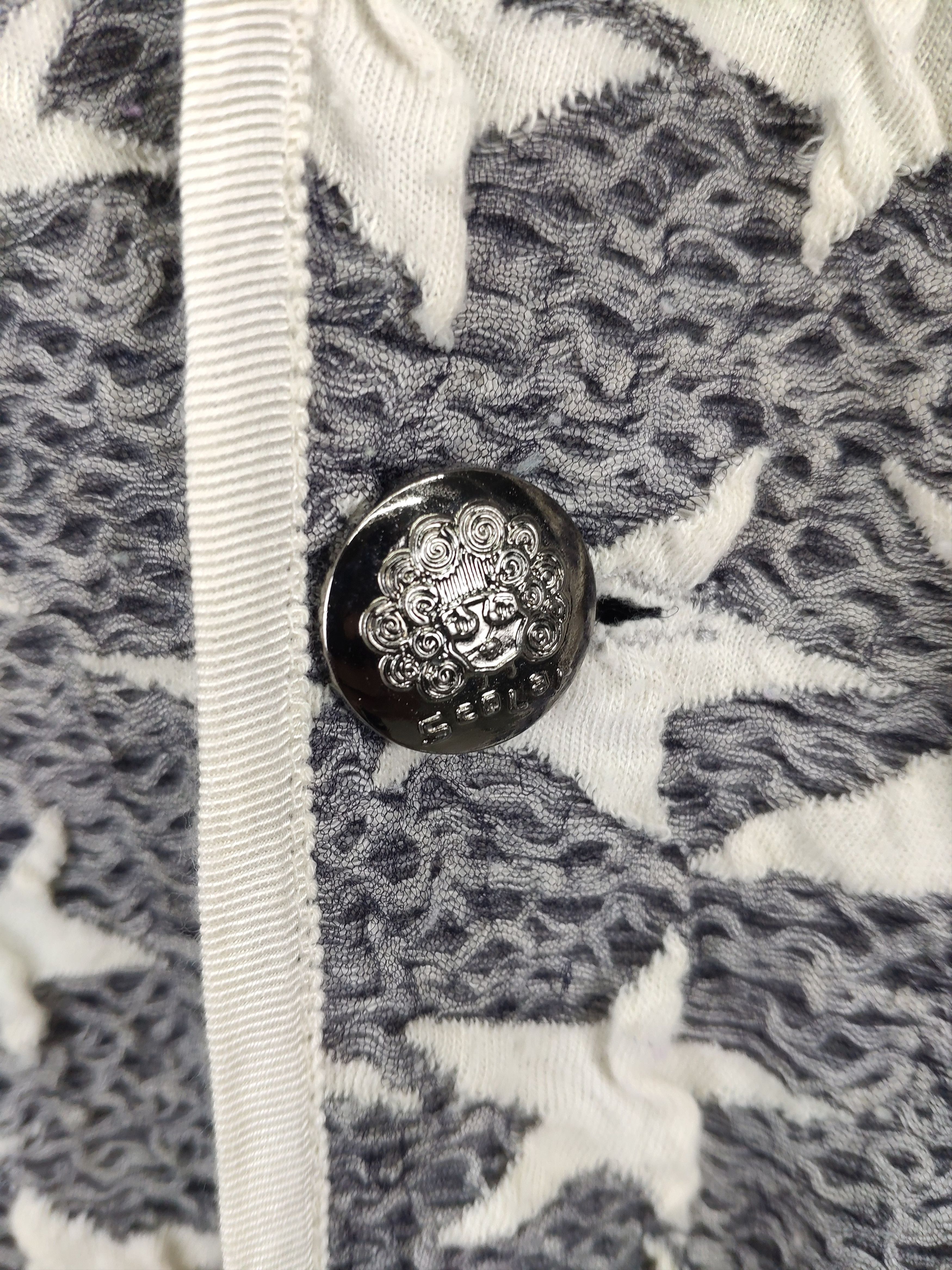 Japanese Brand × Vintage Vintage Cardigan Star Motif Fullprint Reversible Size US M / EU 48-50 / 2 - 9 Thumbnail