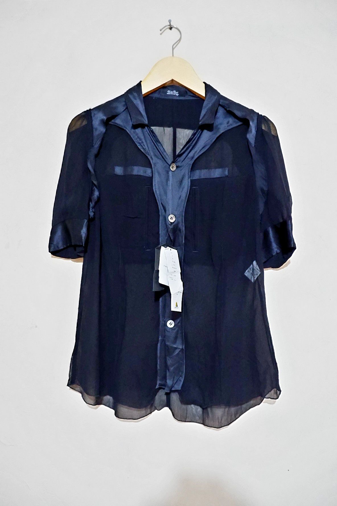 image of Jun Takahashi x Undercover Deadstock! Ss11 Undercover Reconstructed Blouse | Wmns in Black, Women's
