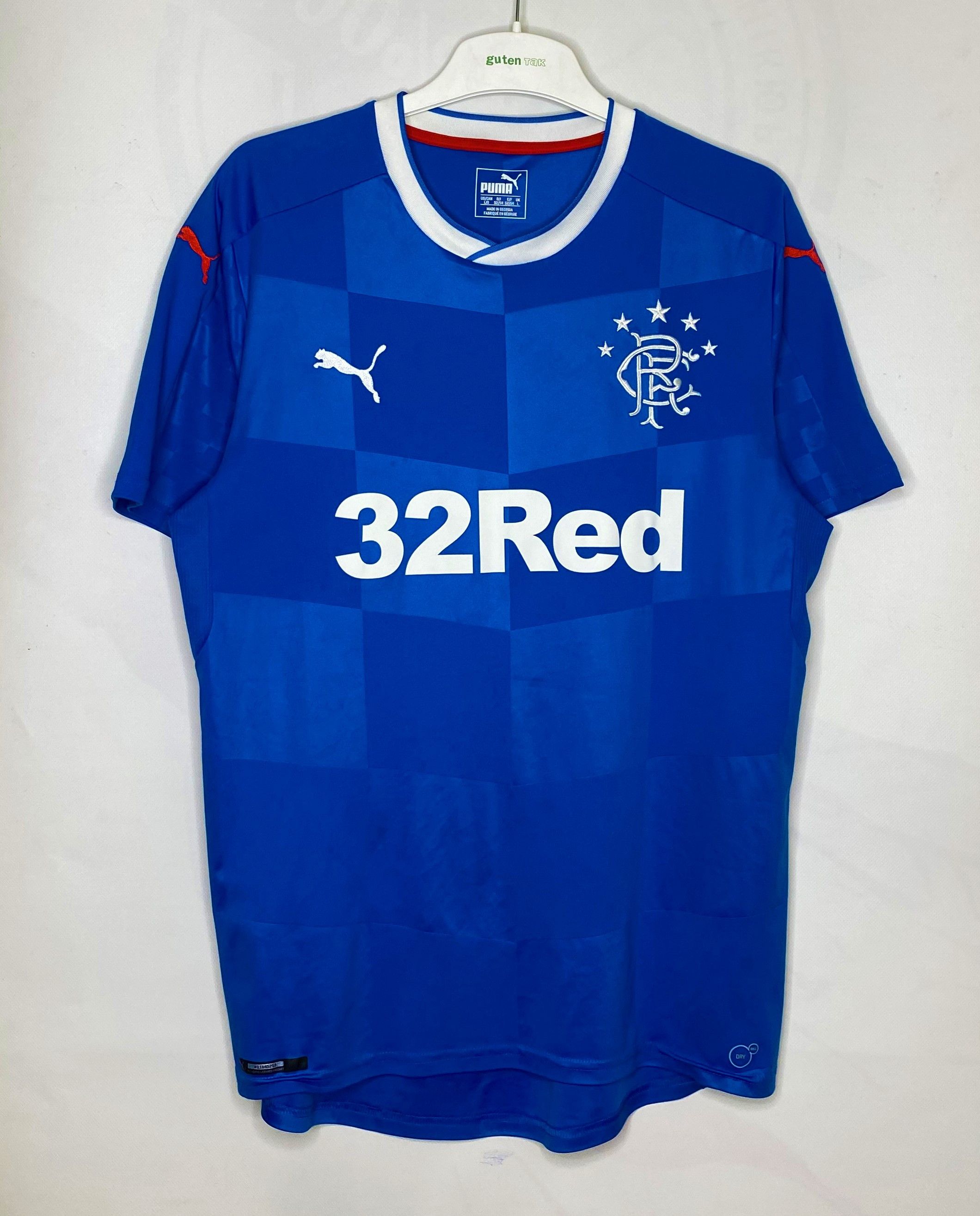 Puma × UEFA RANGERS 2016 2018 HOME FOOTBALL SHIRT SOCCER JERSEY PUMA Size US L / EU 52-54 / 3 - 1 Thumbnail