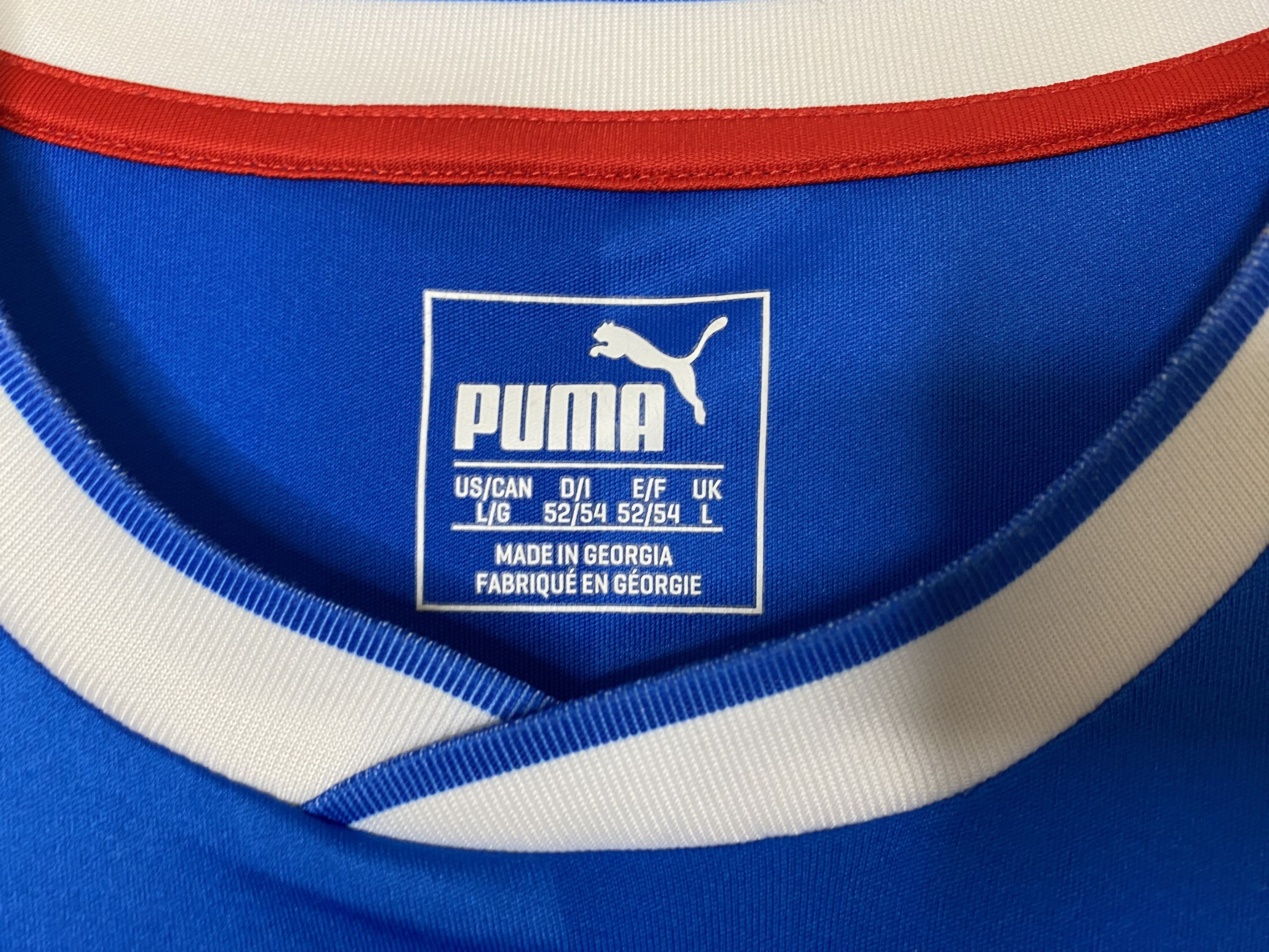 Puma × UEFA RANGERS 2016 2018 HOME FOOTBALL SHIRT SOCCER JERSEY PUMA Size US L / EU 52-54 / 3 - 6 Thumbnail