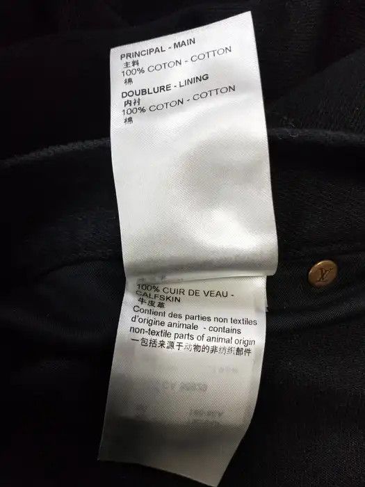 Louis Vuitton Monogram Detail Carpenter Denim Pants Size US 33 - 10 Thumbnail
