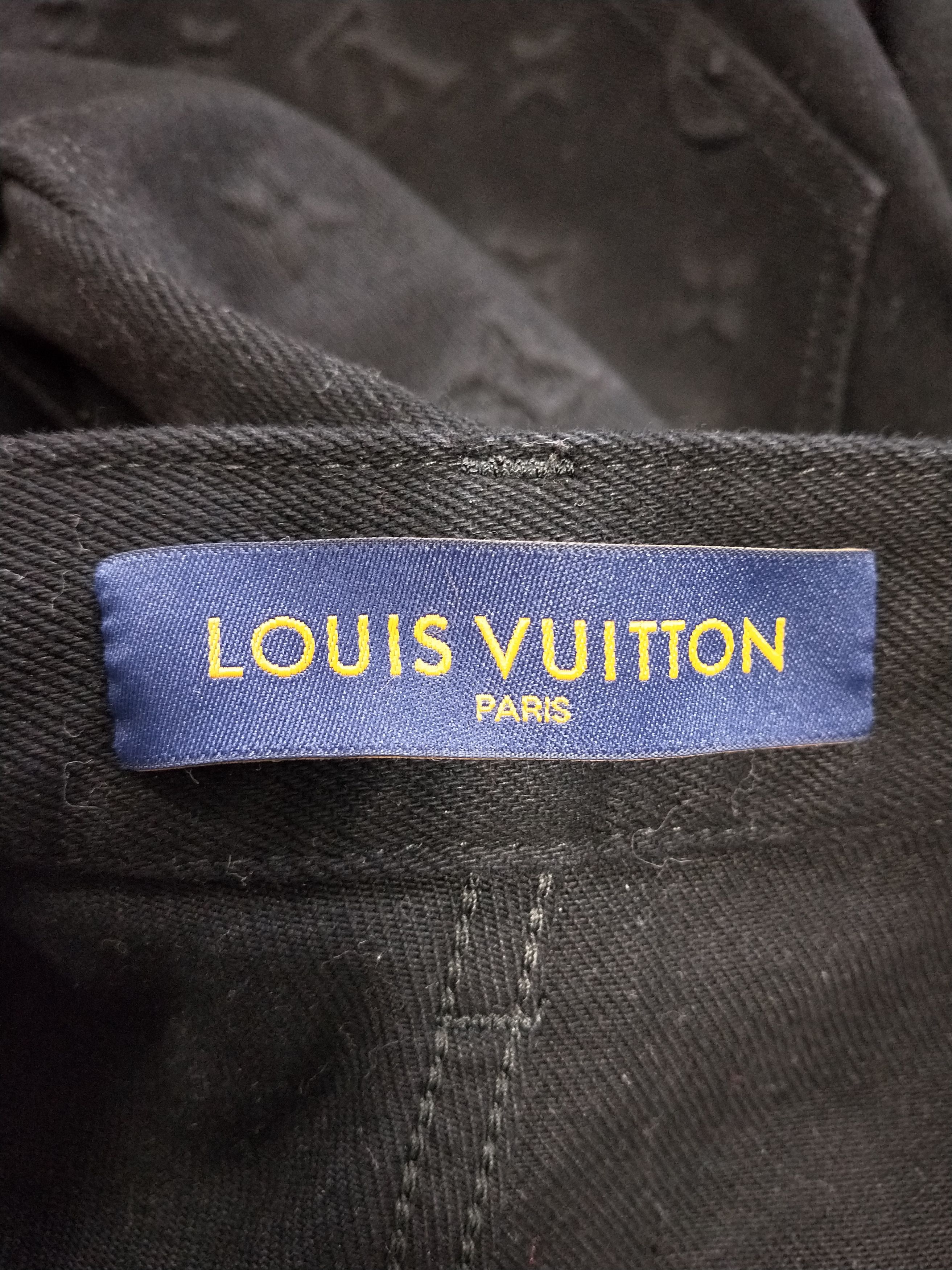 Louis Vuitton Monogram Detail Carpenter Denim Pants Size US 33 - 7 Thumbnail
