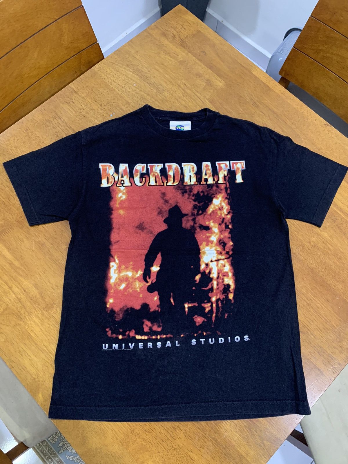 Vintage 1998 Backdraft Movie Promo Tshirt