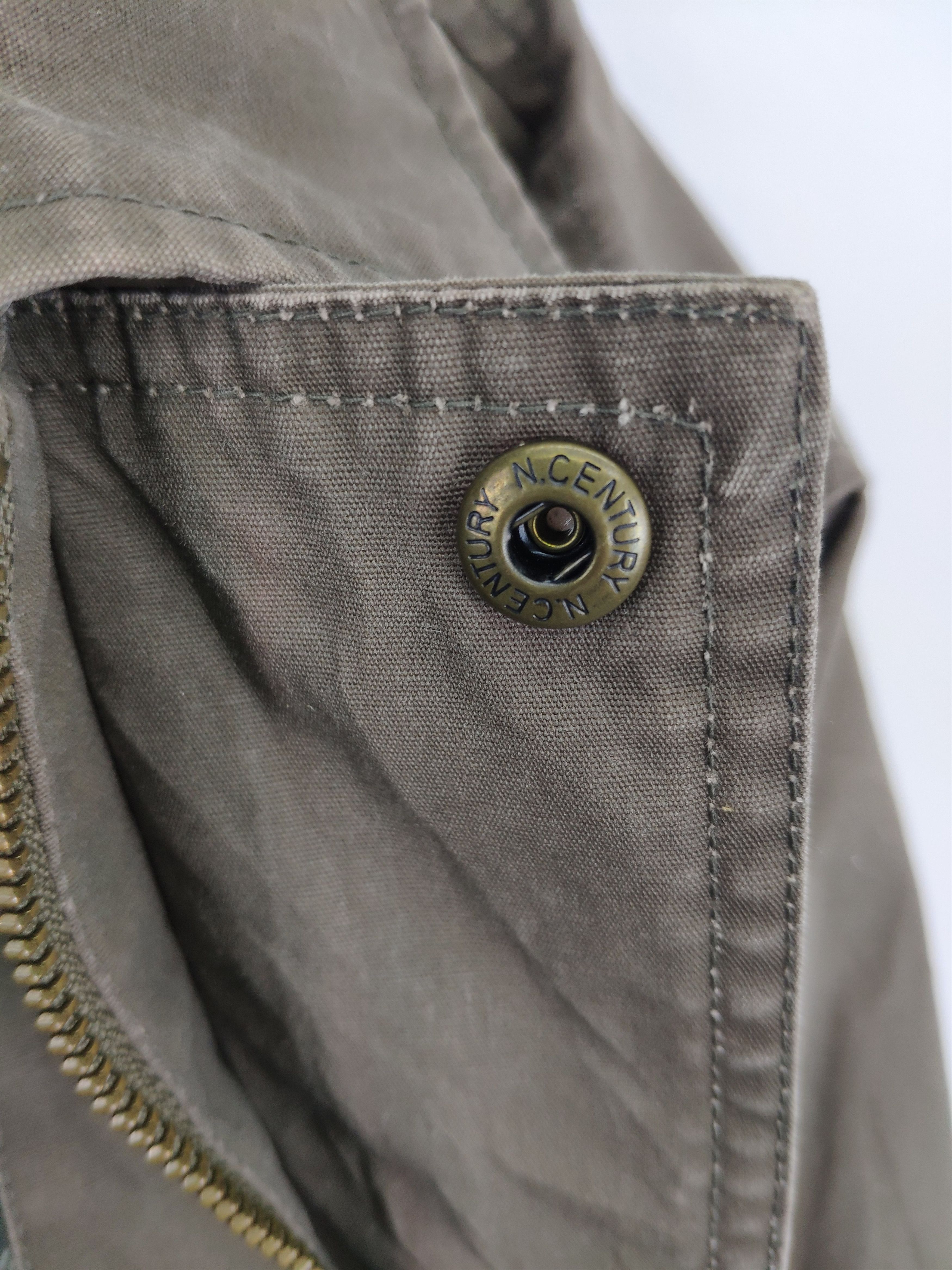 Columbia × Vintage Vintage 90s Colombia Chore Jacket Military Style Size US L / EU 52-54 / 3 - 17 Thumbnail