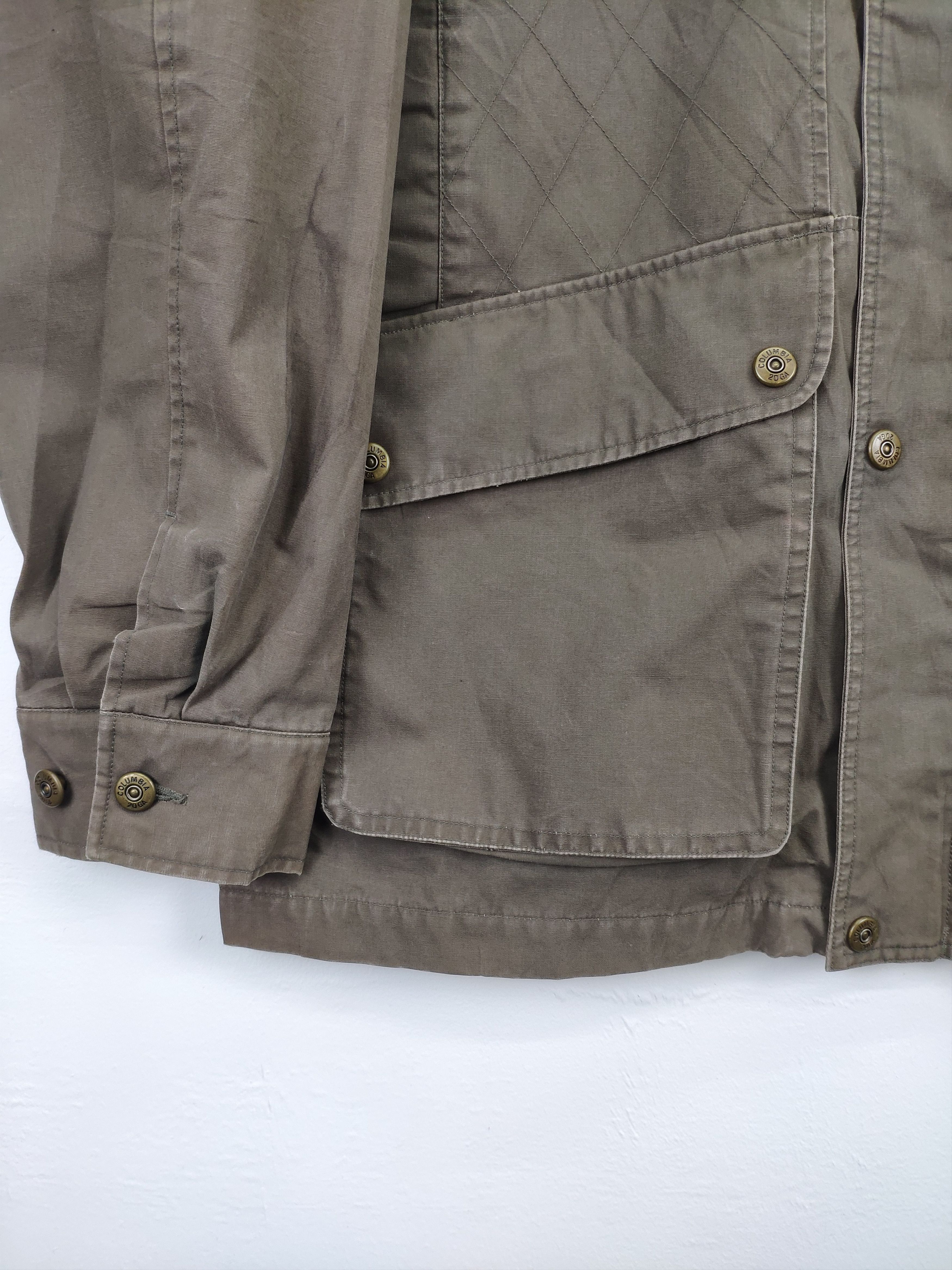 Columbia × Vintage Vintage 90s Colombia Chore Jacket Military Style Size US L / EU 52-54 / 3 - 9 Thumbnail