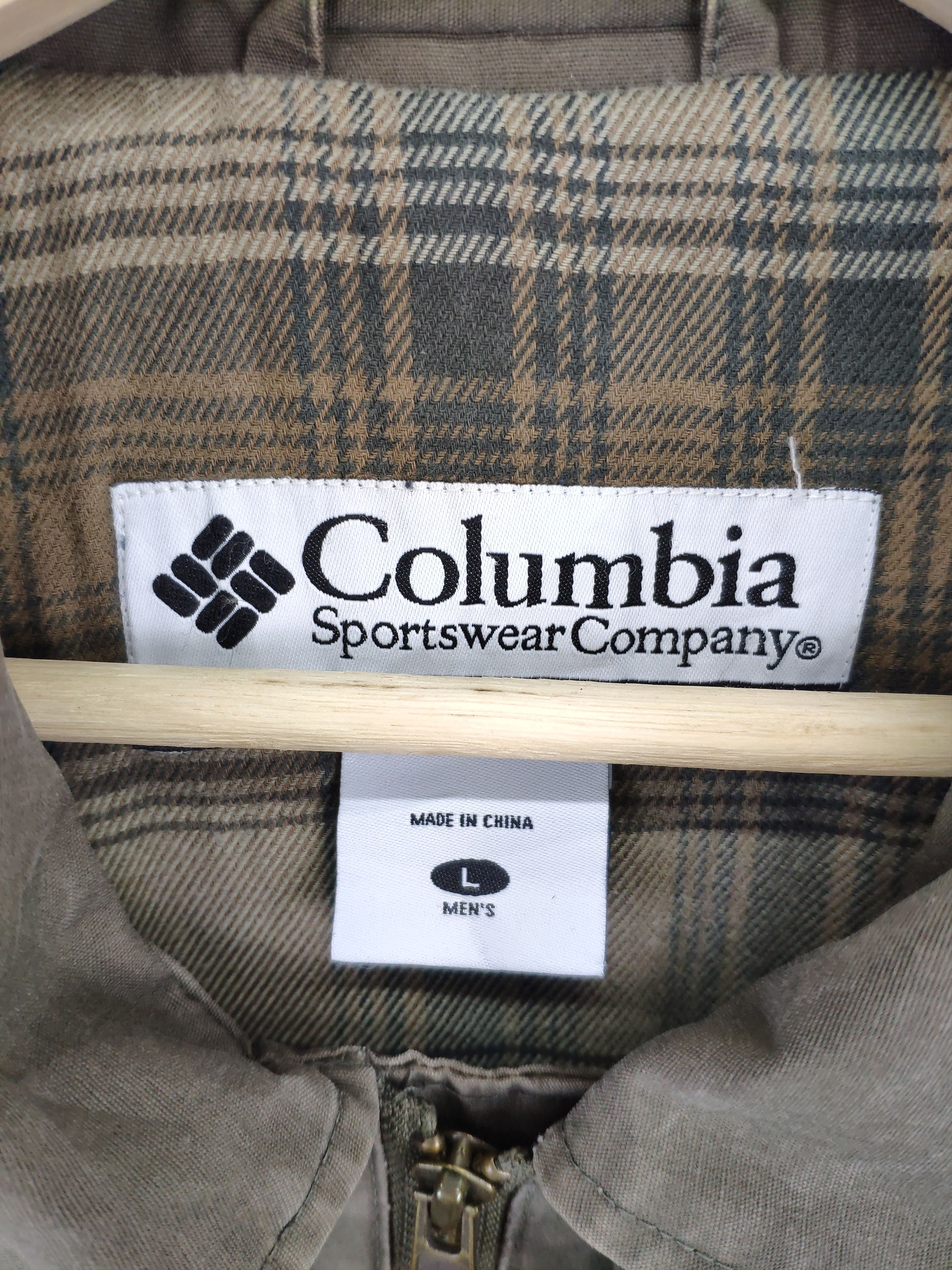 Columbia × Vintage Vintage 90s Colombia Chore Jacket Military Style Size US L / EU 52-54 / 3 - 19 Thumbnail