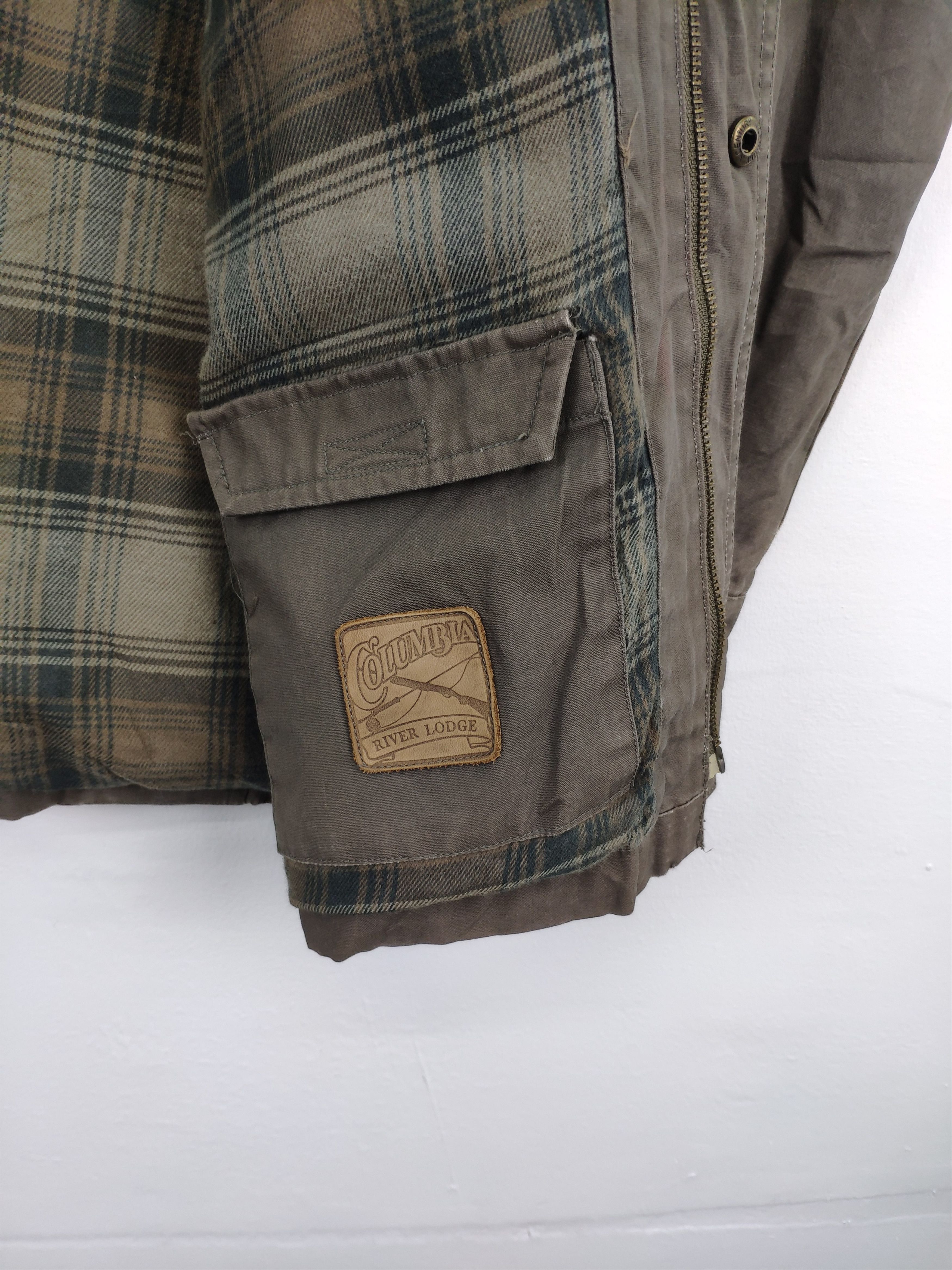 Columbia × Vintage Vintage 90s Colombia Chore Jacket Military Style Size US L / EU 52-54 / 3 - 18 Thumbnail