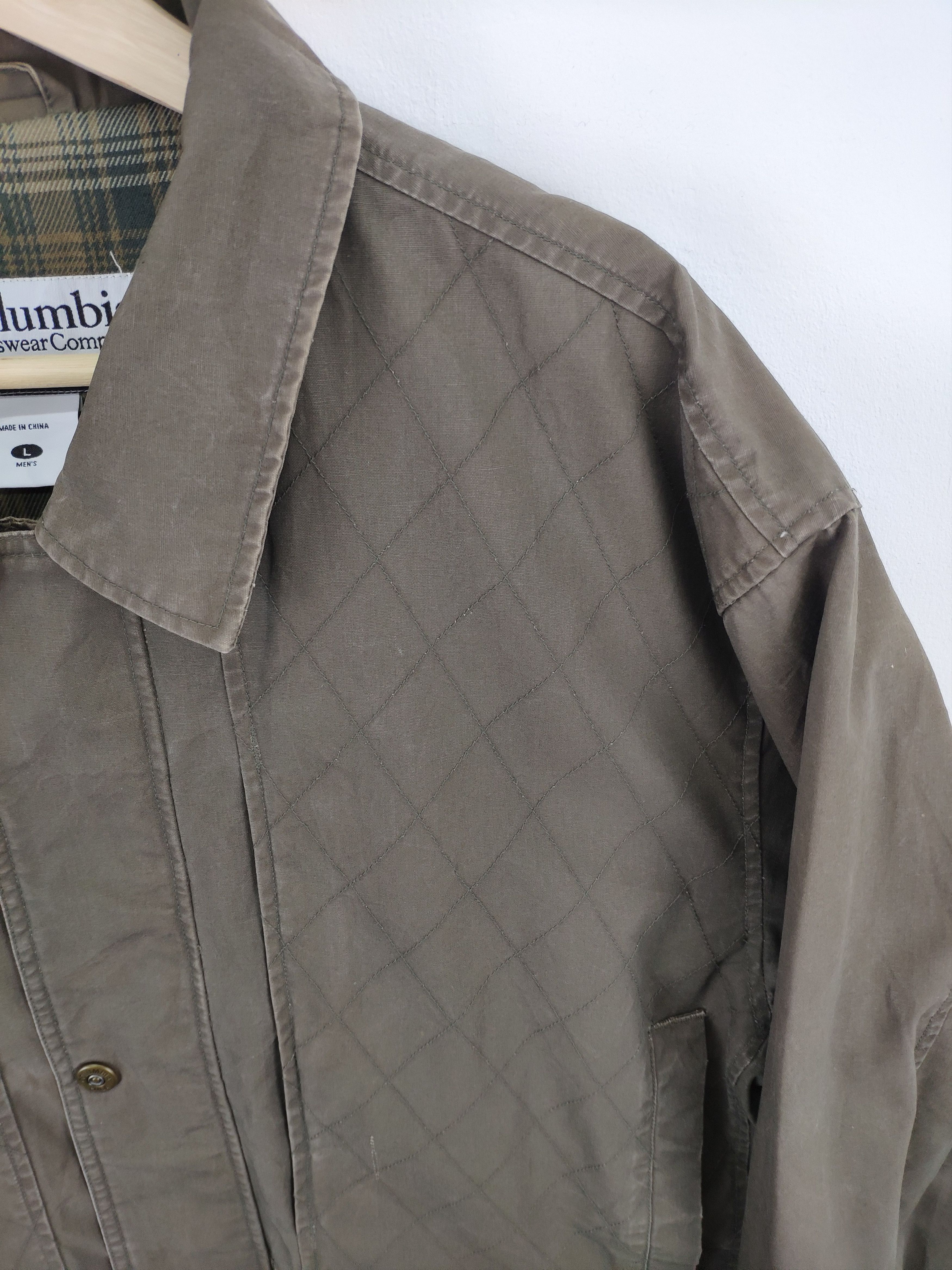 Columbia × Vintage Vintage 90s Colombia Chore Jacket Military Style Size US L / EU 52-54 / 3 - 10 Thumbnail