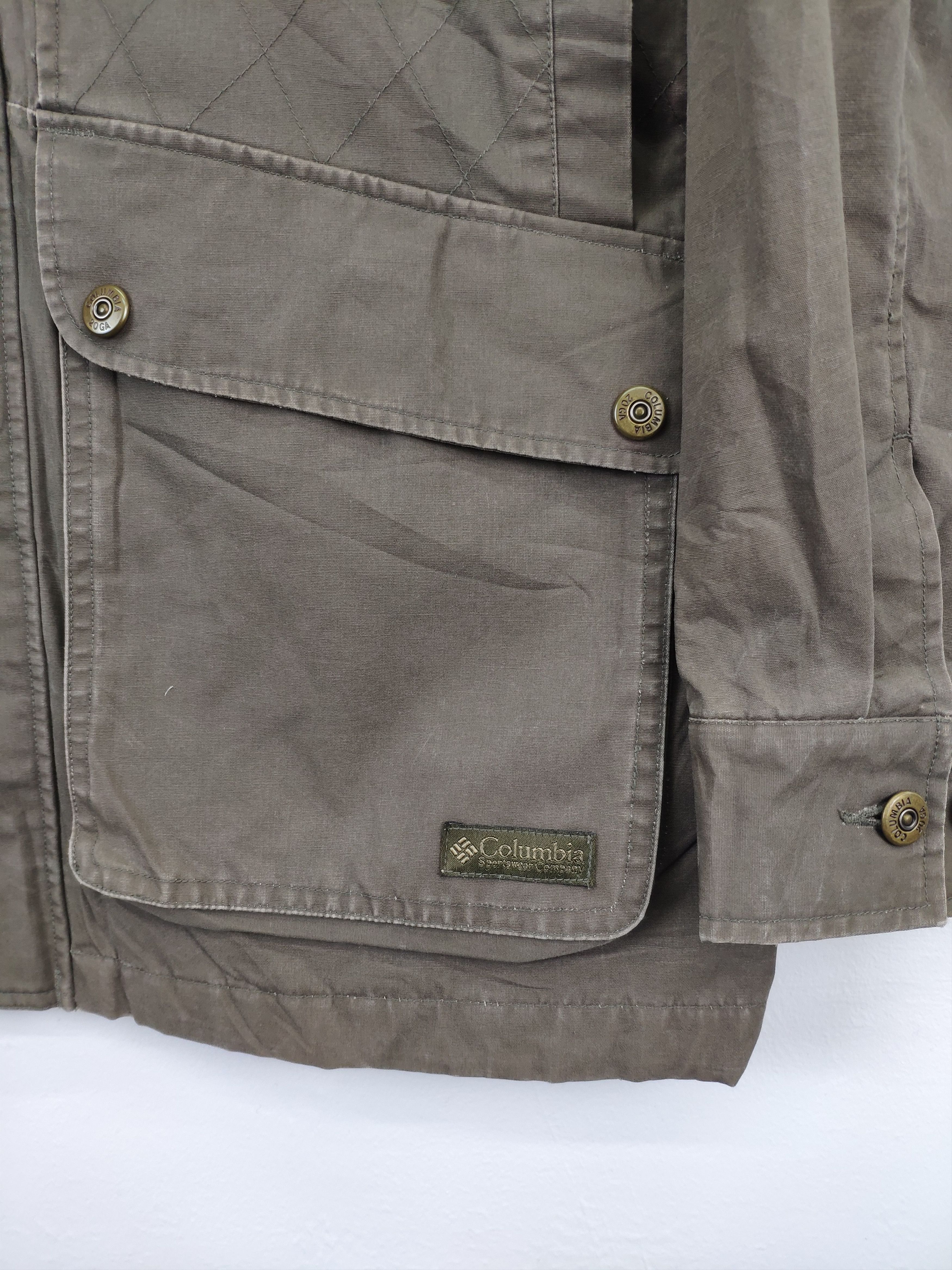 Columbia × Vintage Vintage 90s Colombia Chore Jacket Military Style Size US L / EU 52-54 / 3 - 7 Thumbnail
