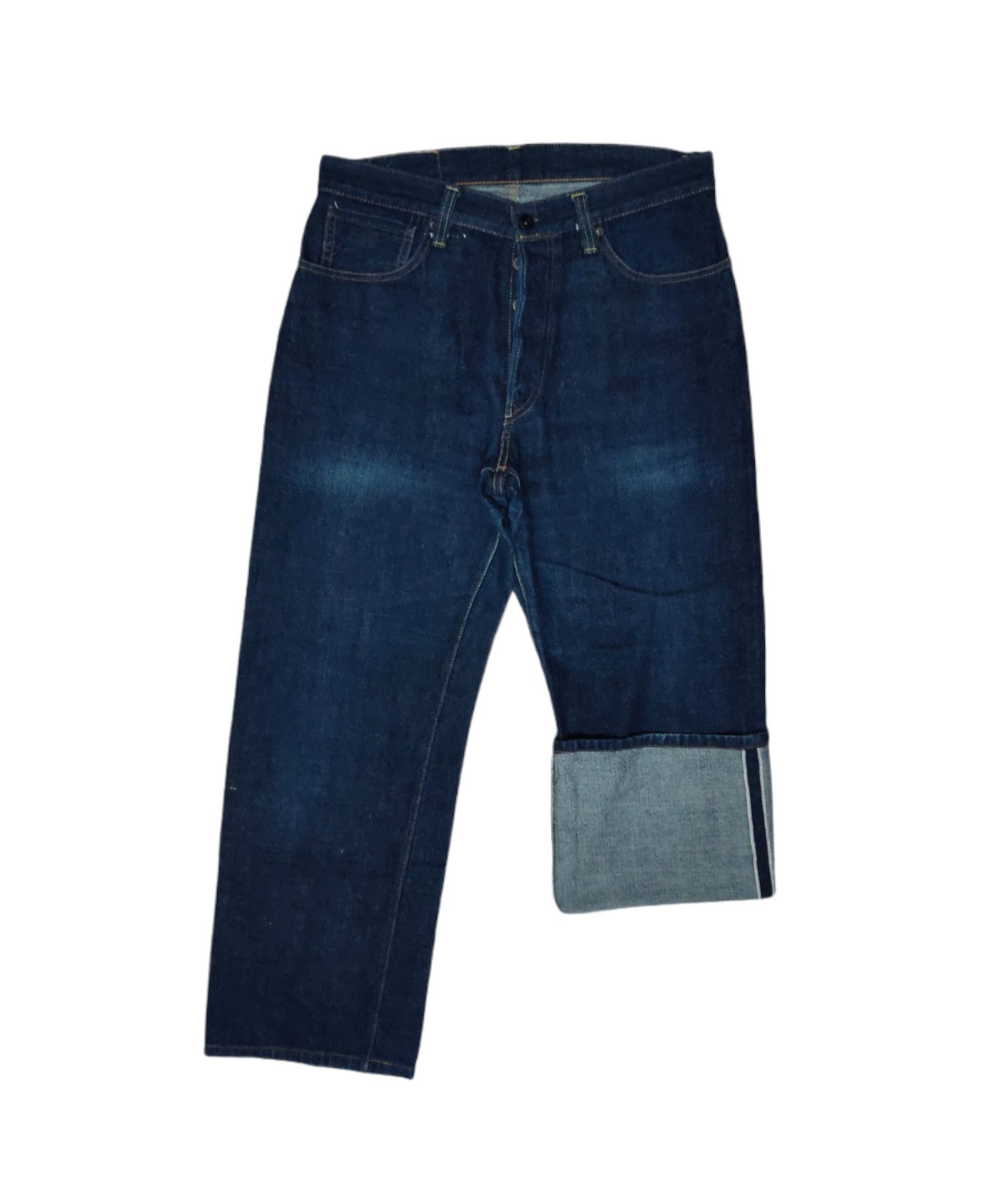 image of Cushman Lot 909 Selvedge Denim in Dark Blue, Men's (Size 31)