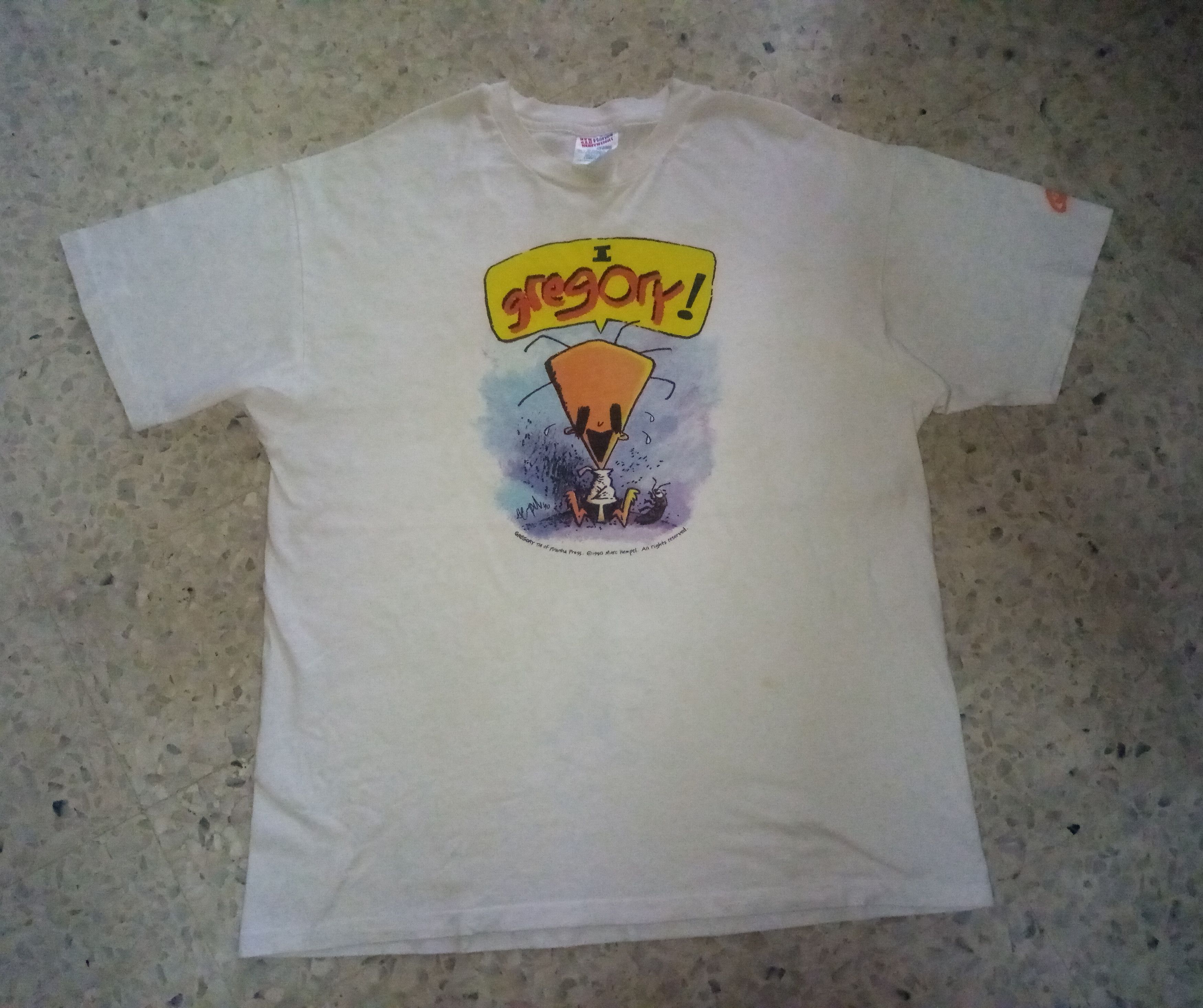 Vintage Vtg 1990 Gregory Graphitti shirt comic 90s Marvel DC Comics Size US XL / EU 56 / 4 - 2 Thumbnail