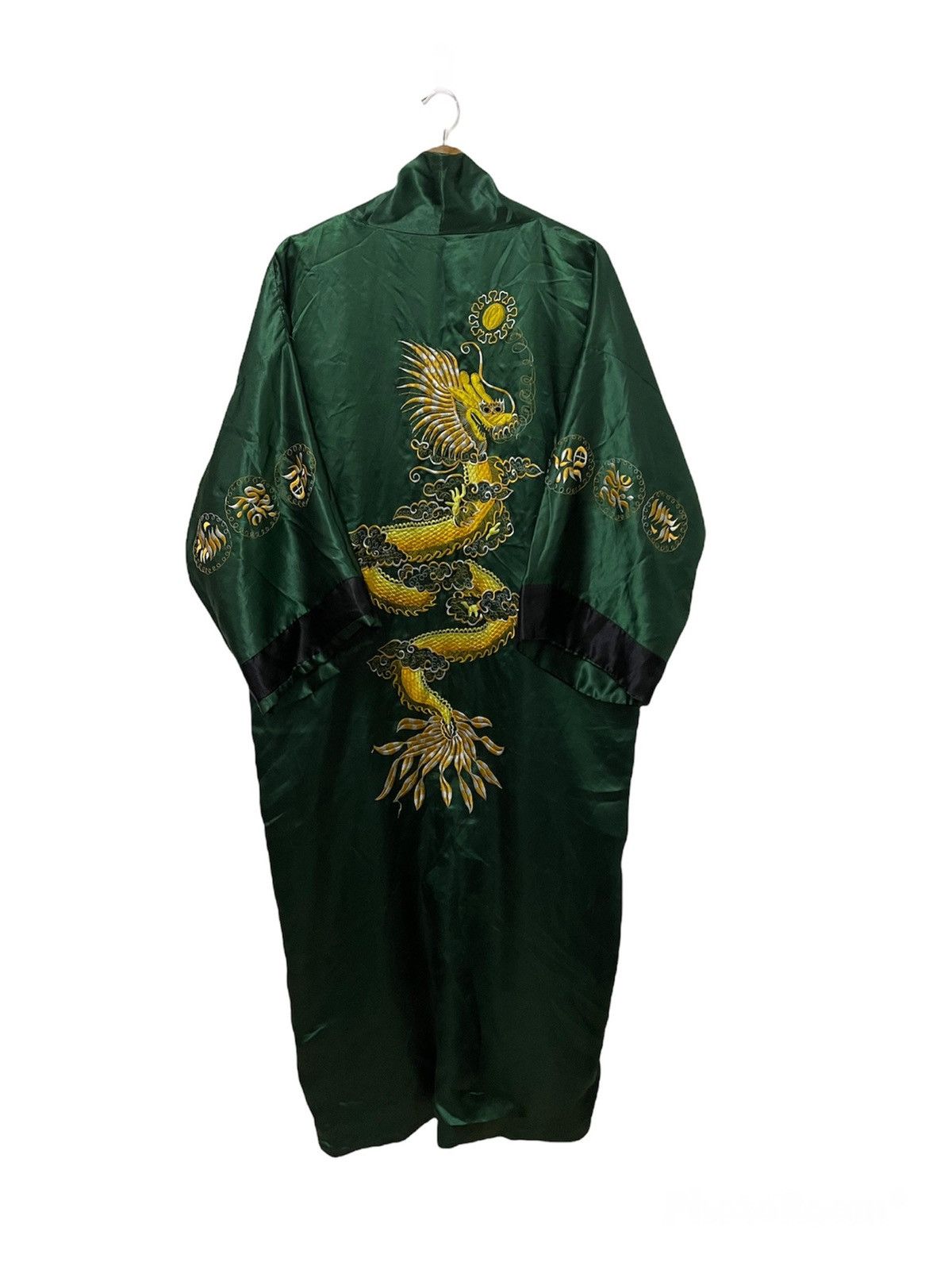 Japanese Brand × Vintage Vintage Japanese Kimono Embroidered Dragon Traditional wear Size US XXL / EU 58 / 5 - 8 Thumbnail