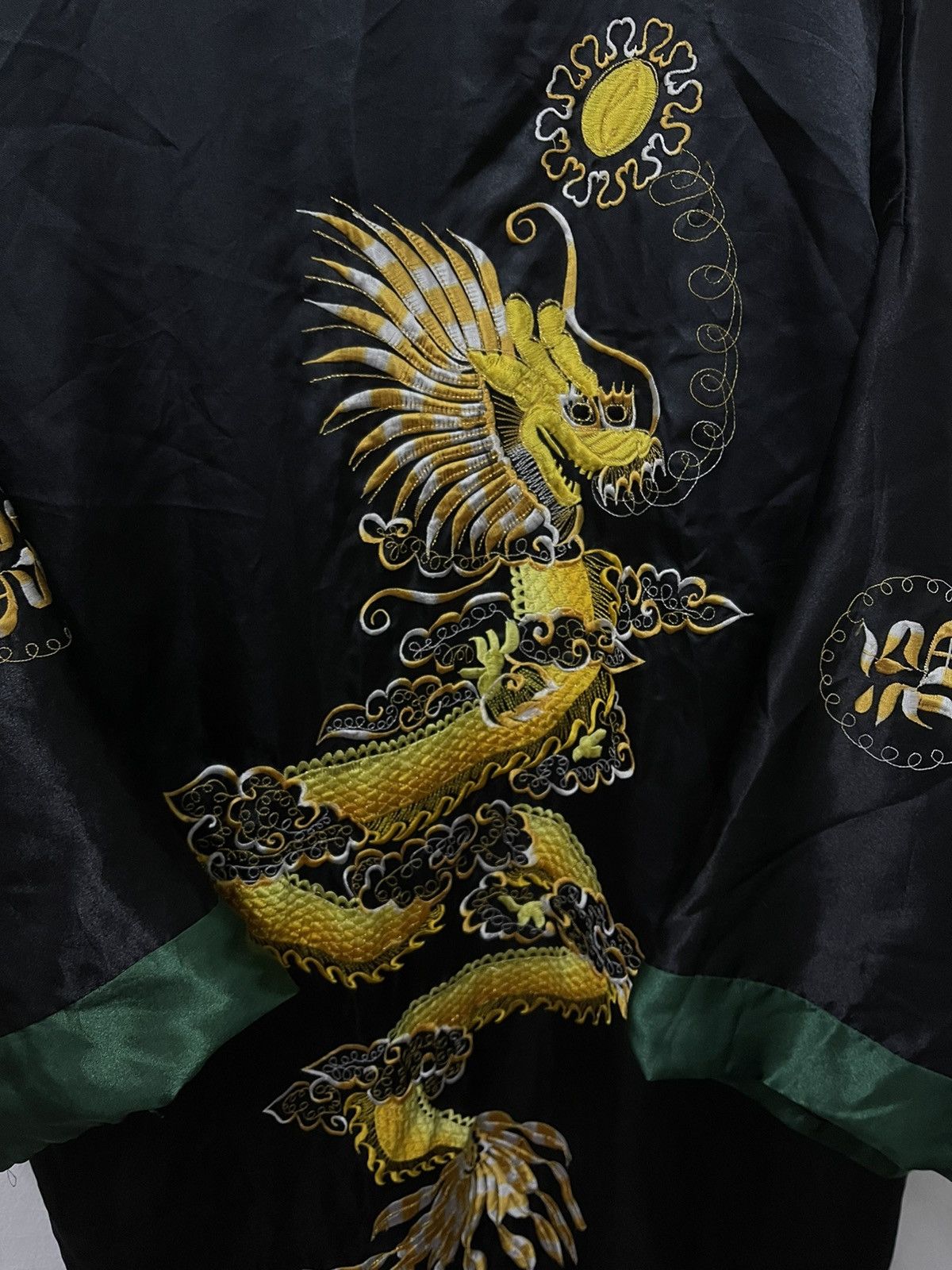 Japanese Brand × Vintage Vintage Japanese Kimono Embroidered Dragon Traditional wear Size US XXL / EU 58 / 5 - 3 Thumbnail