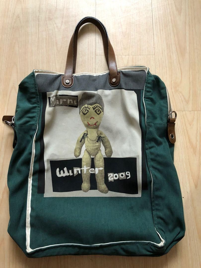 Marni Vintage MARNI Leather/Canvas 2009 tote bag Size ONE SIZE - 2 Thumbnail