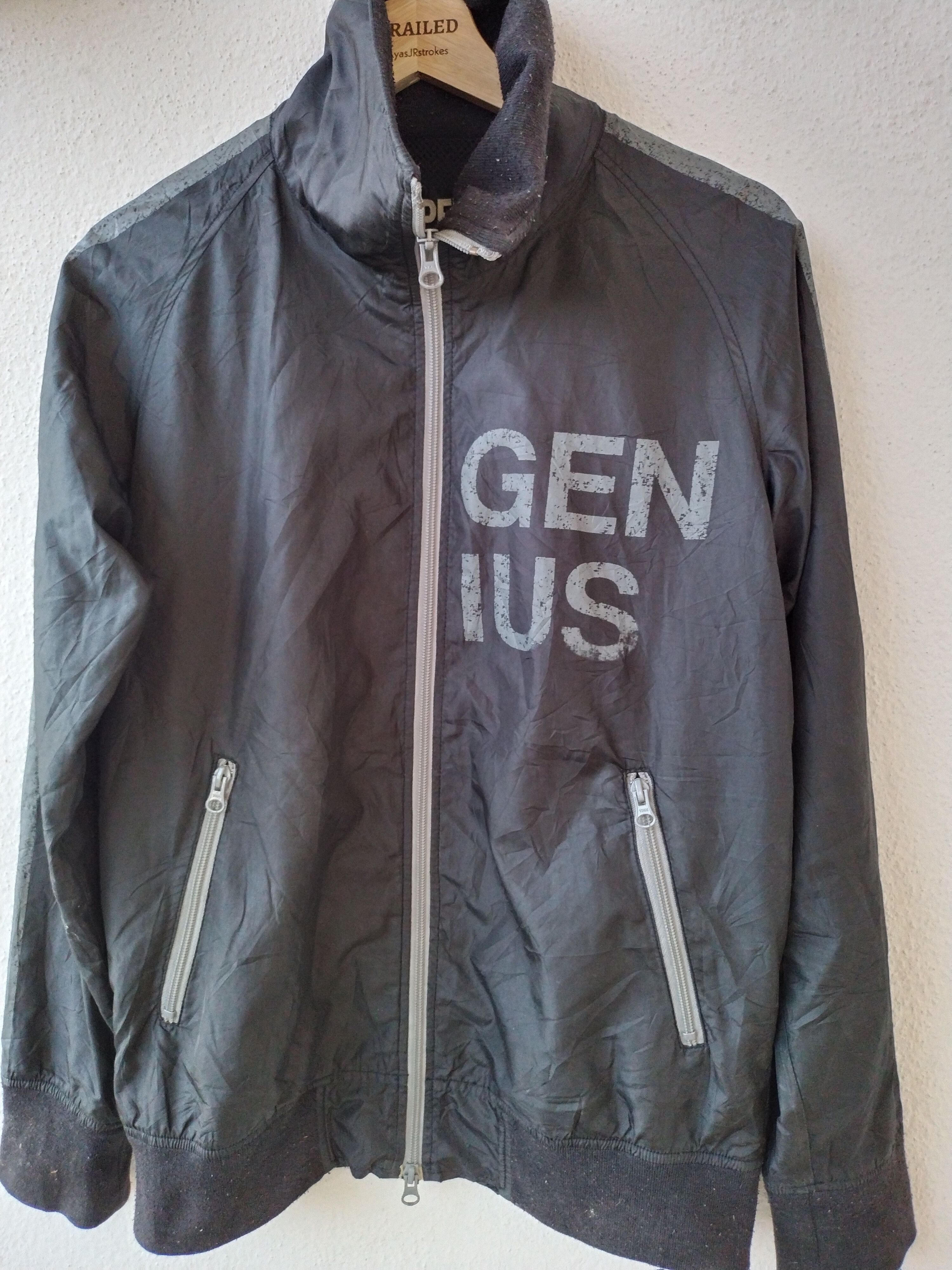 Japanese Brand Vintage PPFM GENIUS Nylon Jacket Size US M / EU 48-50 / 2 - 8 Thumbnail